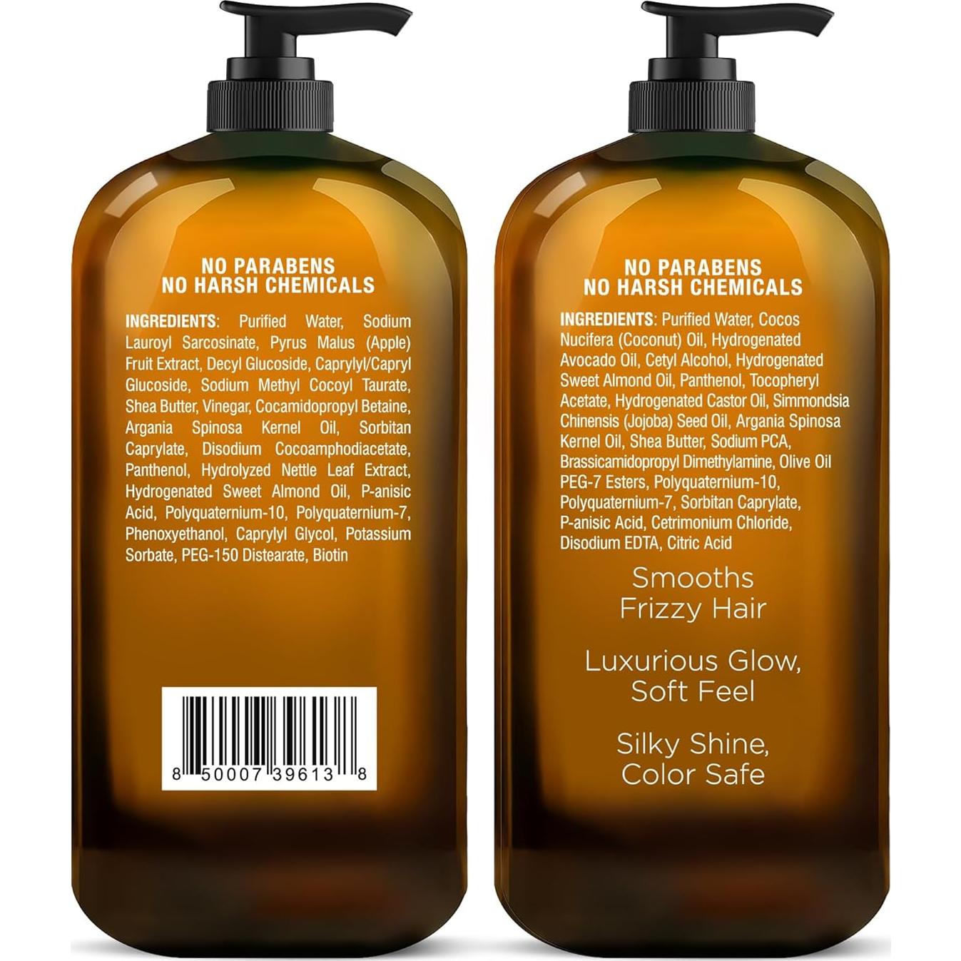 Champú y Acondicionador Majestic Pure Vinagre de Sidra 2 x 473 ml