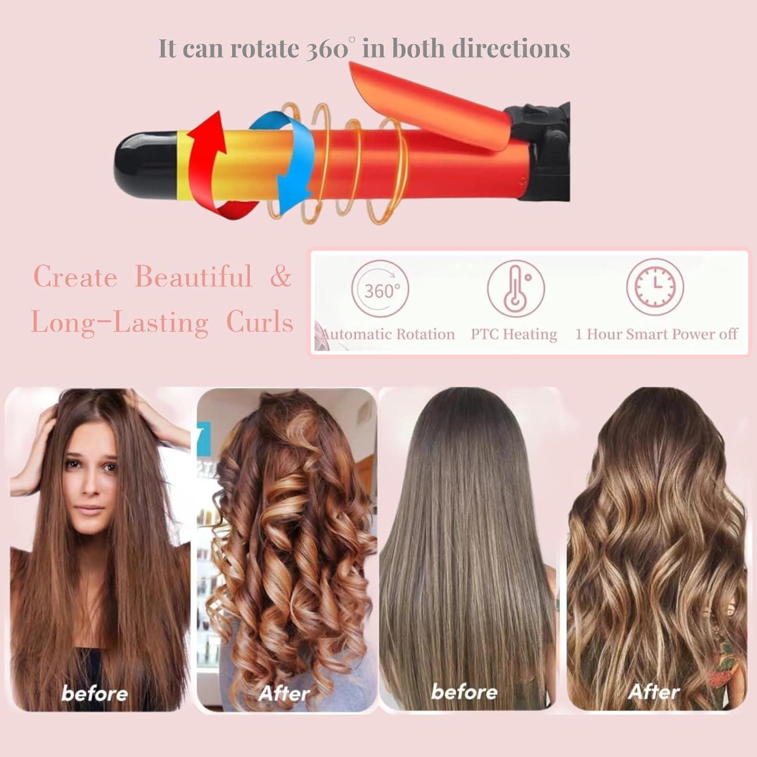 Varita de Rizado Automática Adarados Q8 28mm Pantalla LED