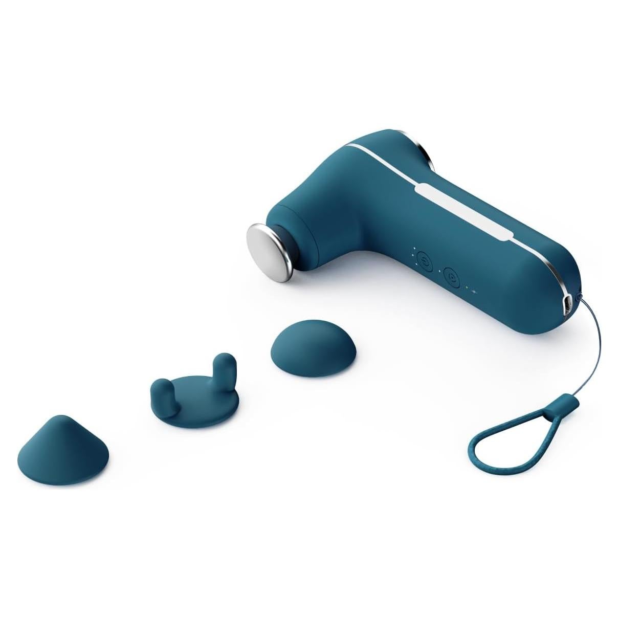 Pistola de Masaje MyoLite Nobol - Inalámbrica, Silenciosa, 4 Accesorios