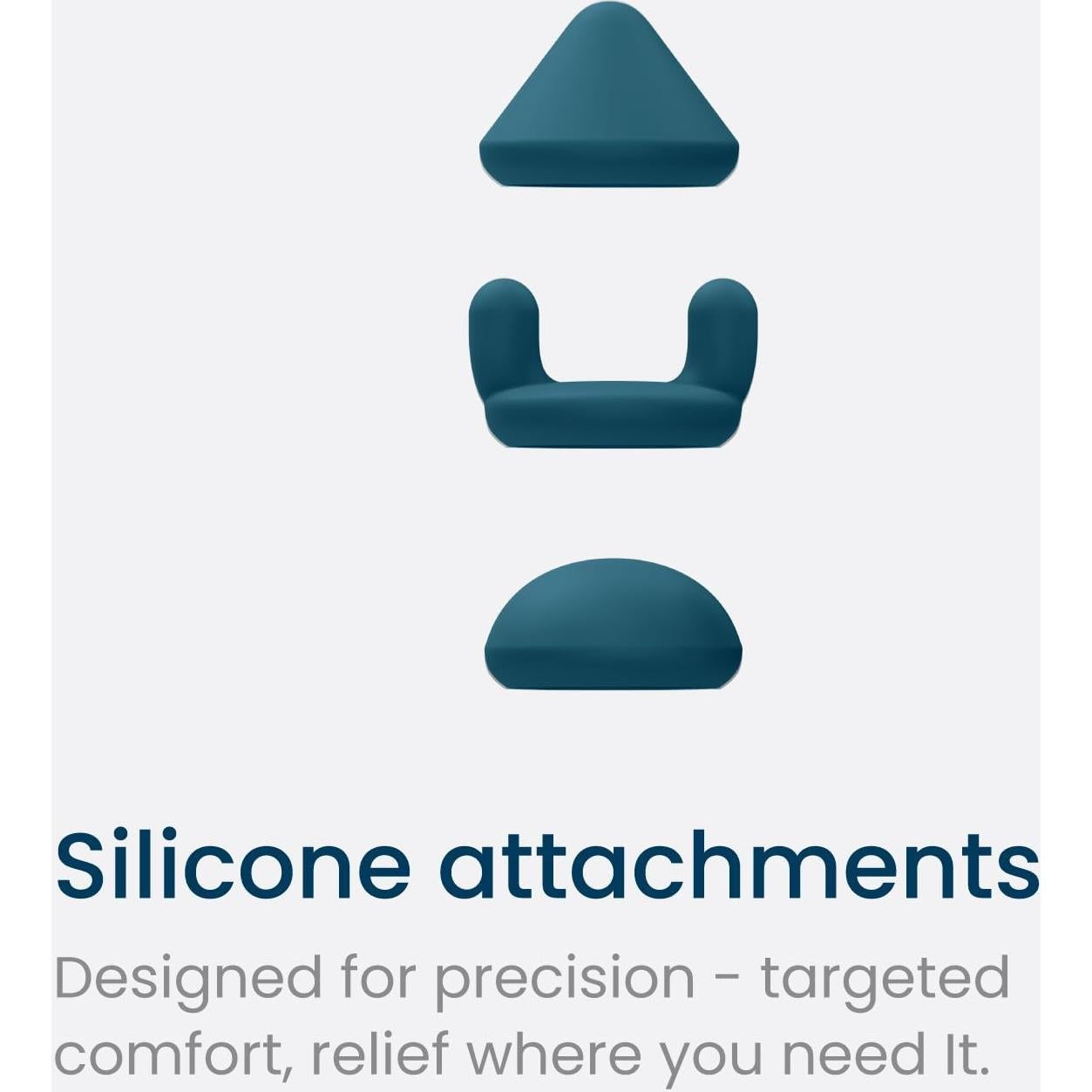 Pistola de Masaje MyoLite Nobol - Inalámbrica, Silenciosa, 4 Accesorios