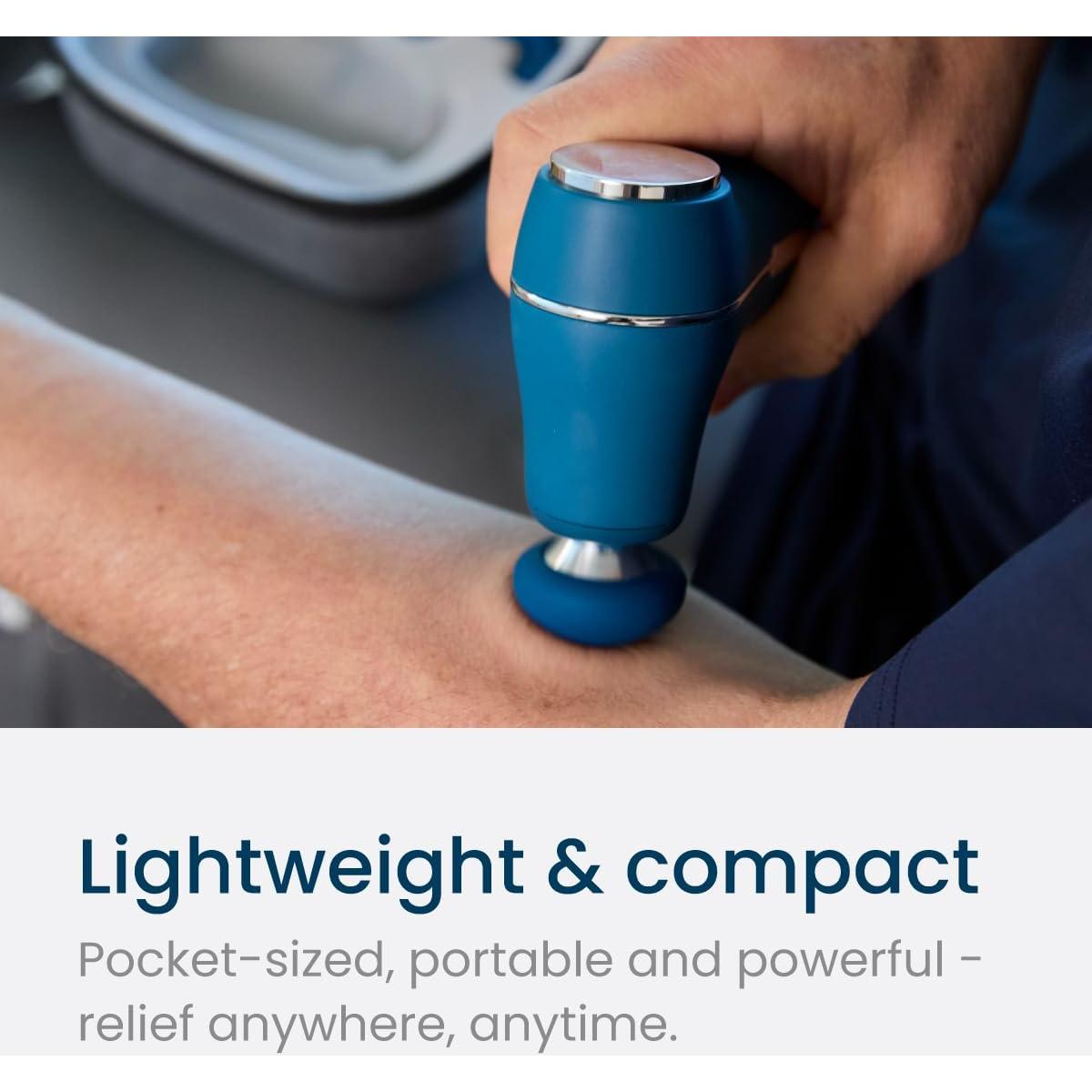 Pistola de Masaje MyoLite Nobol - Inalámbrica, Silenciosa, 4 Accesorios