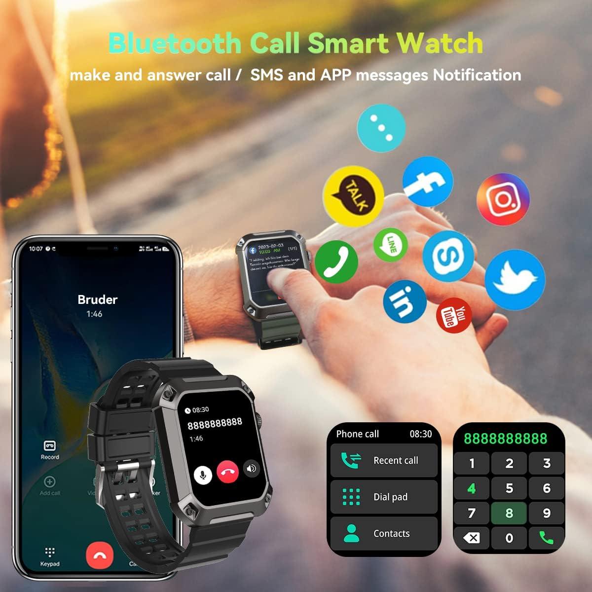 Reloj Inteligente Militar Rogbid Tank S2 1.83" GPS 5ATM