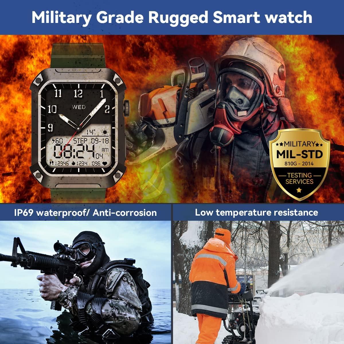 Reloj Inteligente Militar Rogbid Tank S2 1.83" GPS 5ATM
