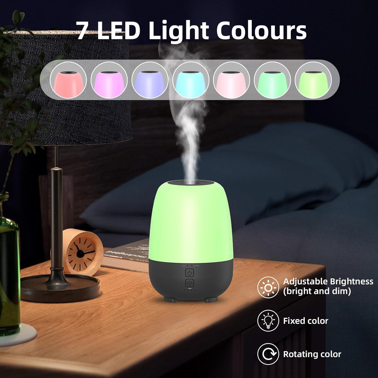 Difusor de Aceite Esencial SPLITSKY 150ML Recargable Negro