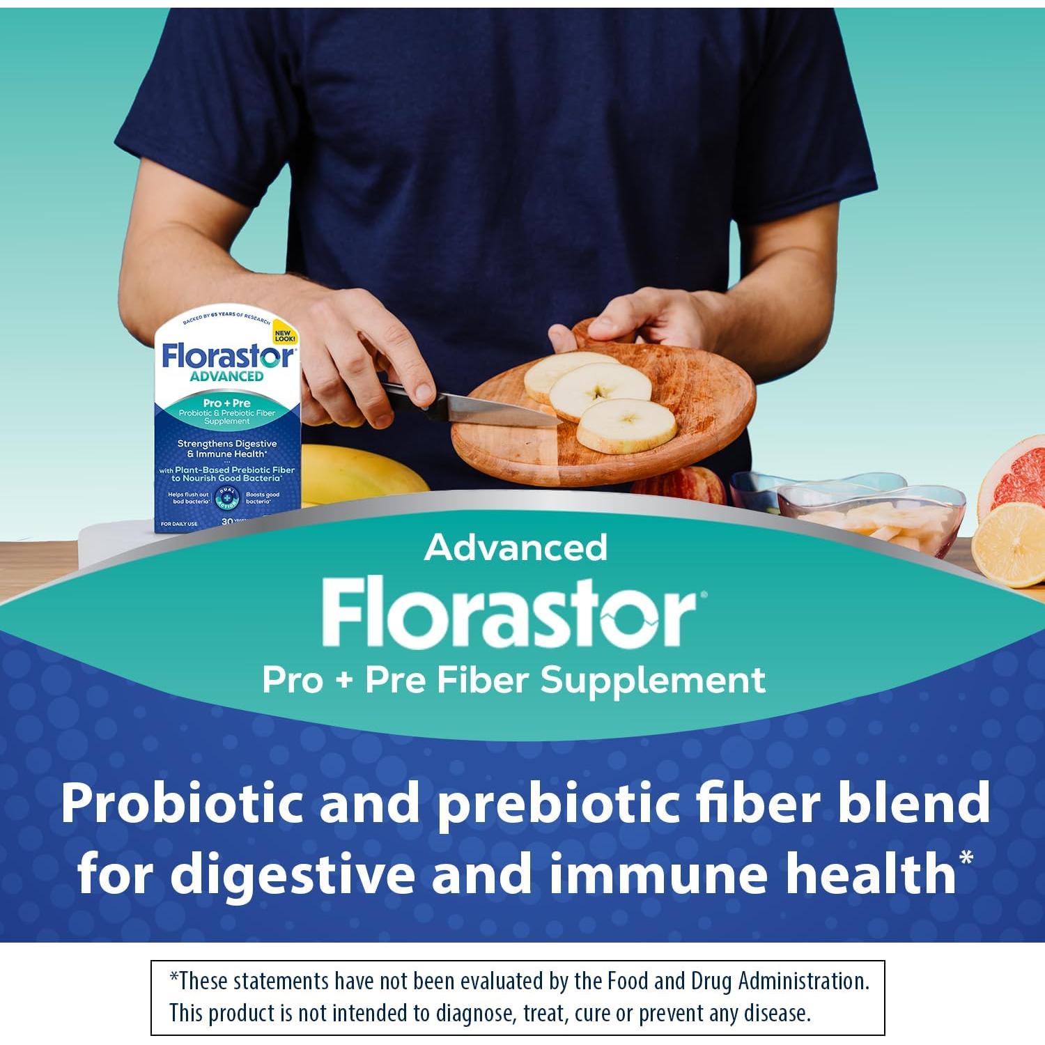 Florastor Select Probiotico y Prebiotico 30 Capsulas