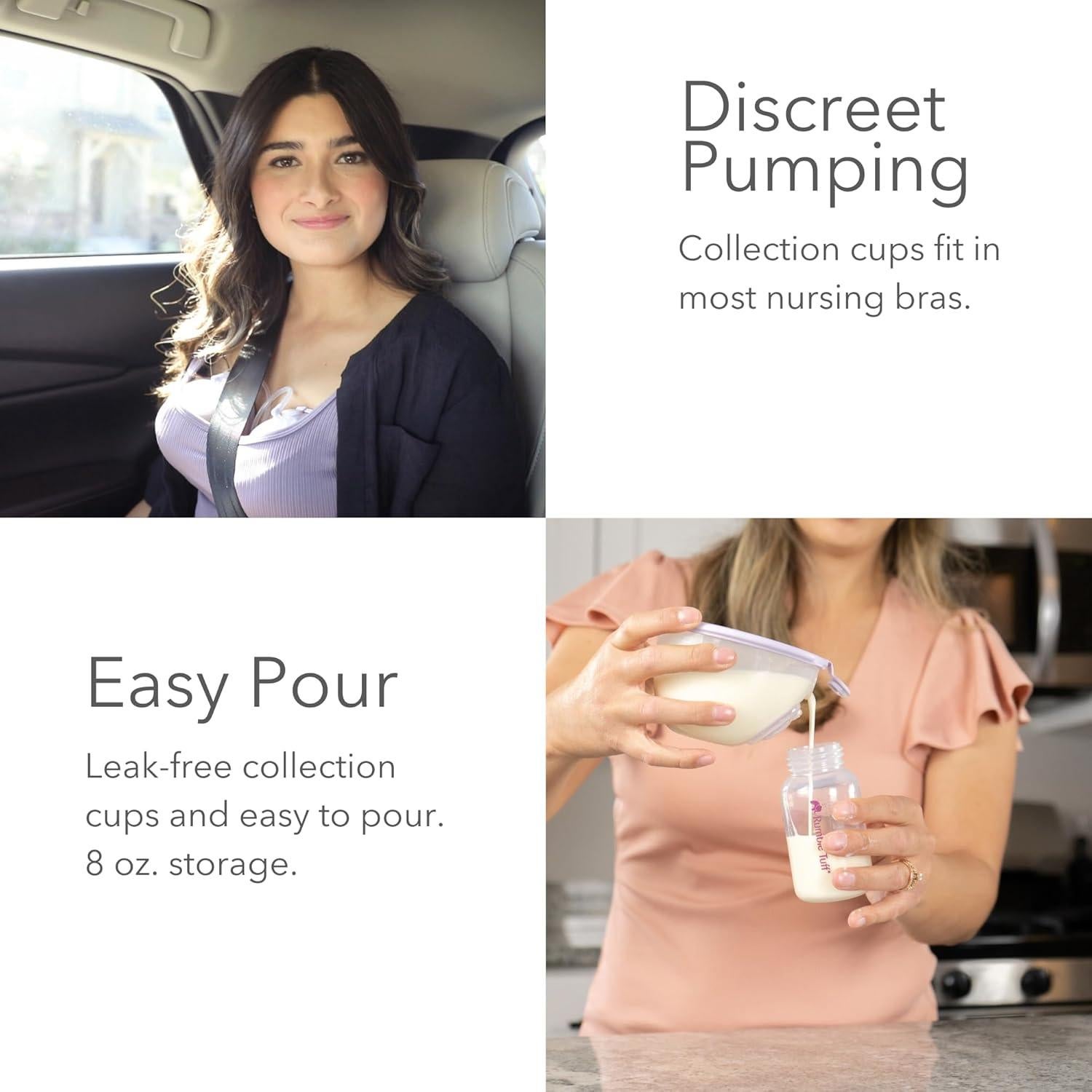 Copas Portátiles Manos Libres Rumble Tuff 236ml - 2 Unidades