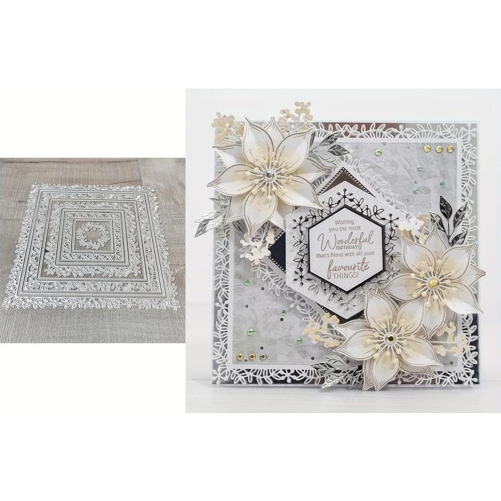 Troquel de Corte de Metal Lapoo para Scrapbooking 20.6 cm