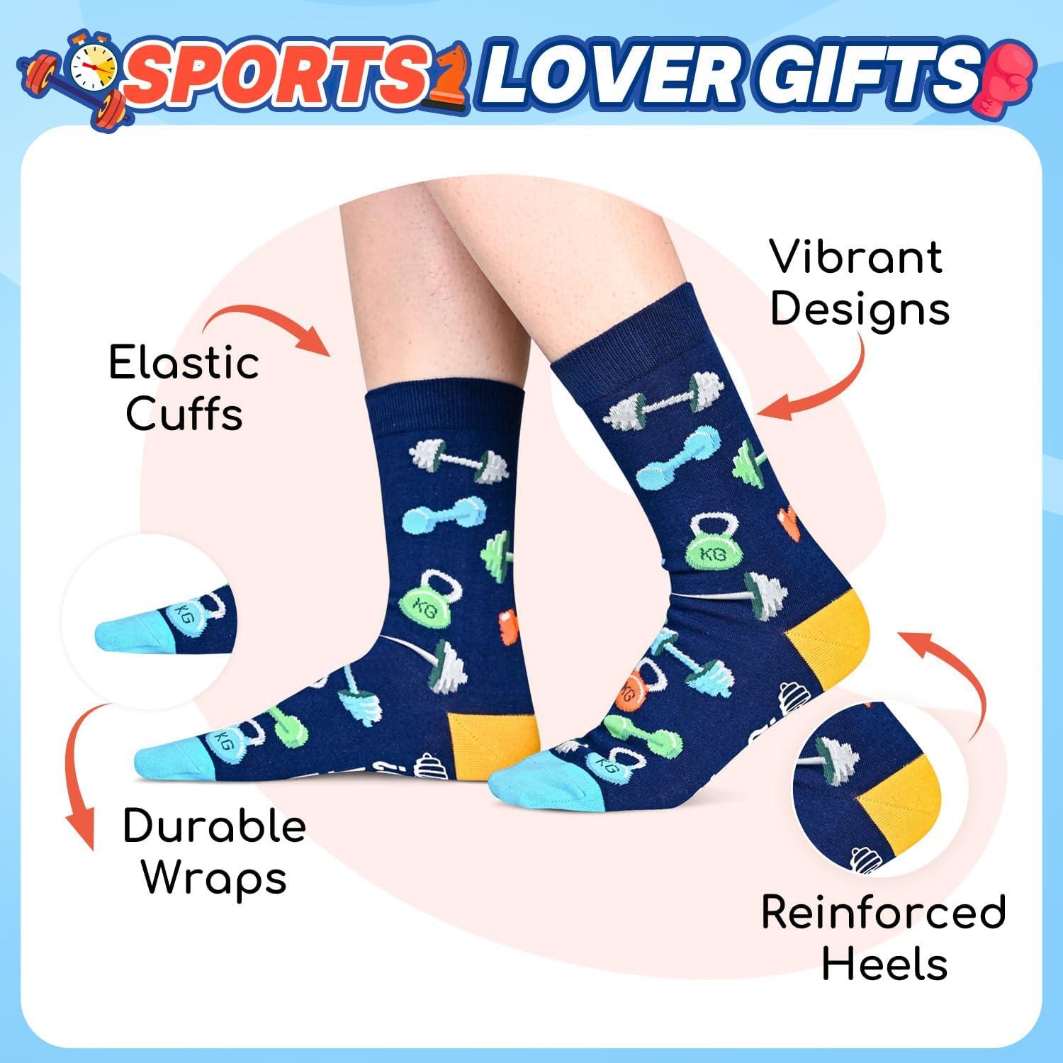 Calcetines Deportivos HAPPYPOP para Hombres y Mujeres - Talla 36-46