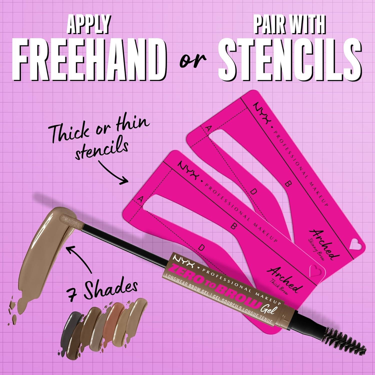 Gel de Cejas NYX Profesional Larga Duración Rubio Ceniza