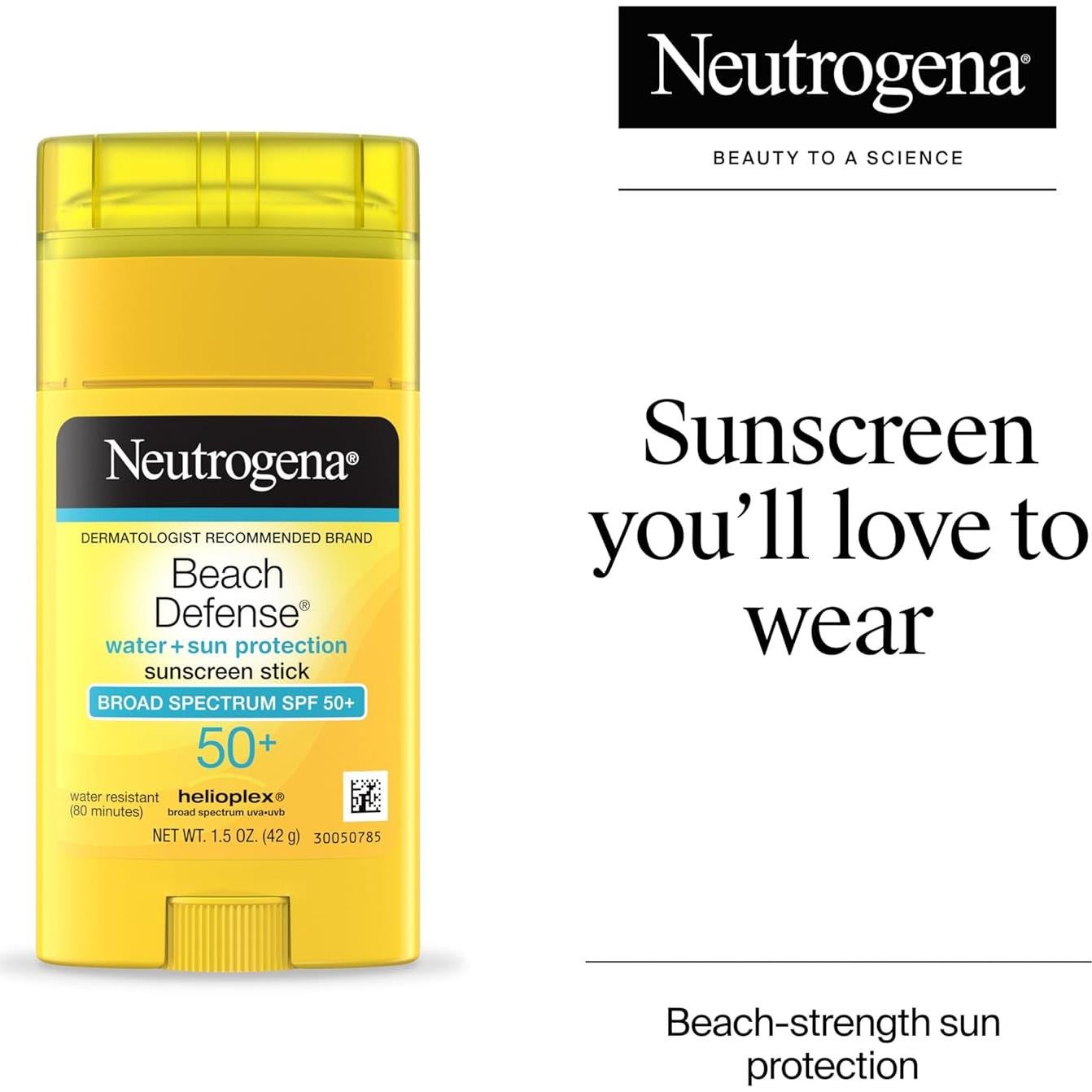 Stick Protector Solar Neutrogena Beach Defense SPF 50 42.5 g