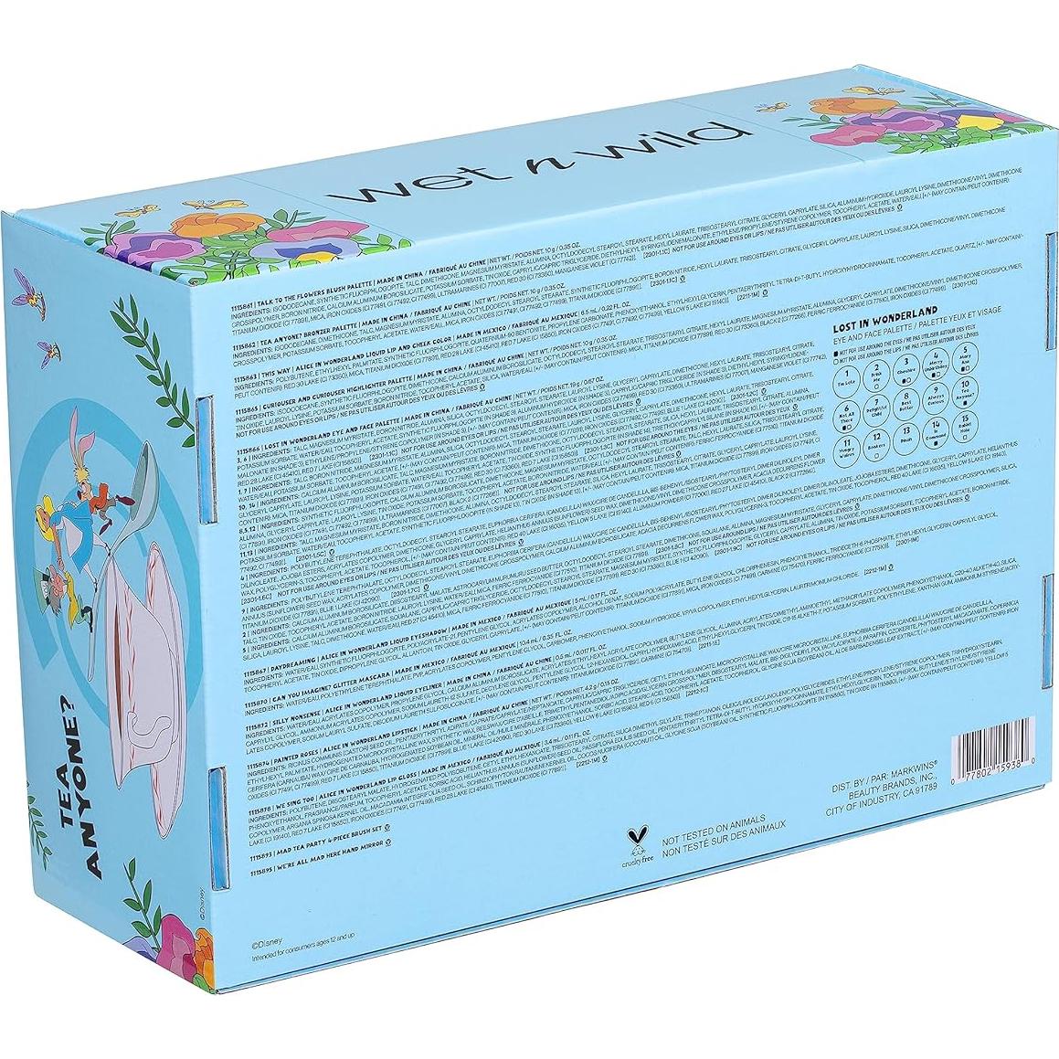 Set de Maquillaje Wet n Wild Alicia en el País de las Maravillas 12 Piezas