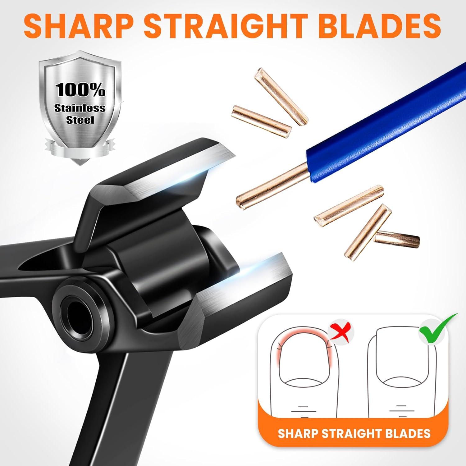 Cortauñas Recto DRMODE para Uñas Gruesas con Lima - 17mm