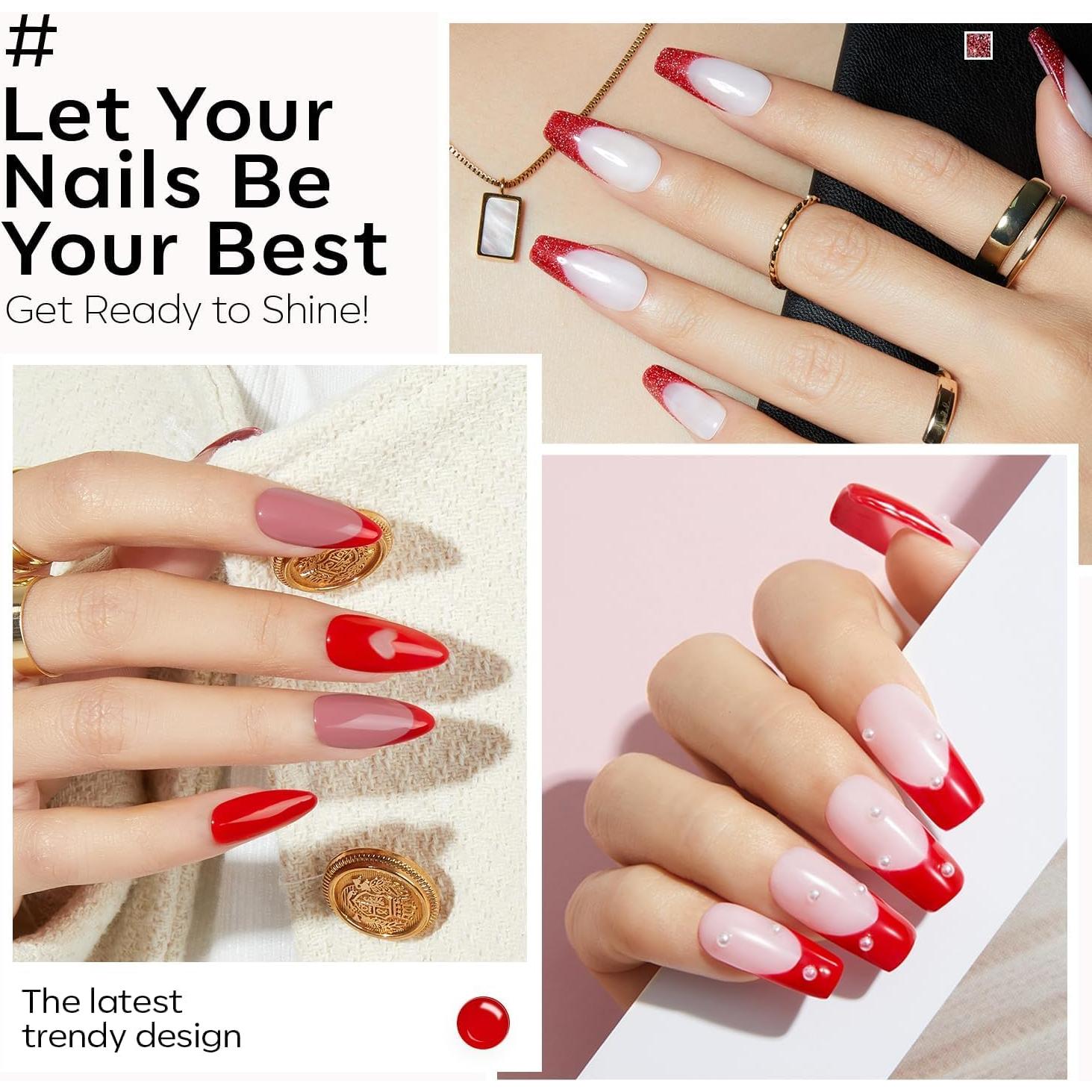 Set de Esmalte de Uñas en Gel Modelones Ruby Sparks - 6 Colores