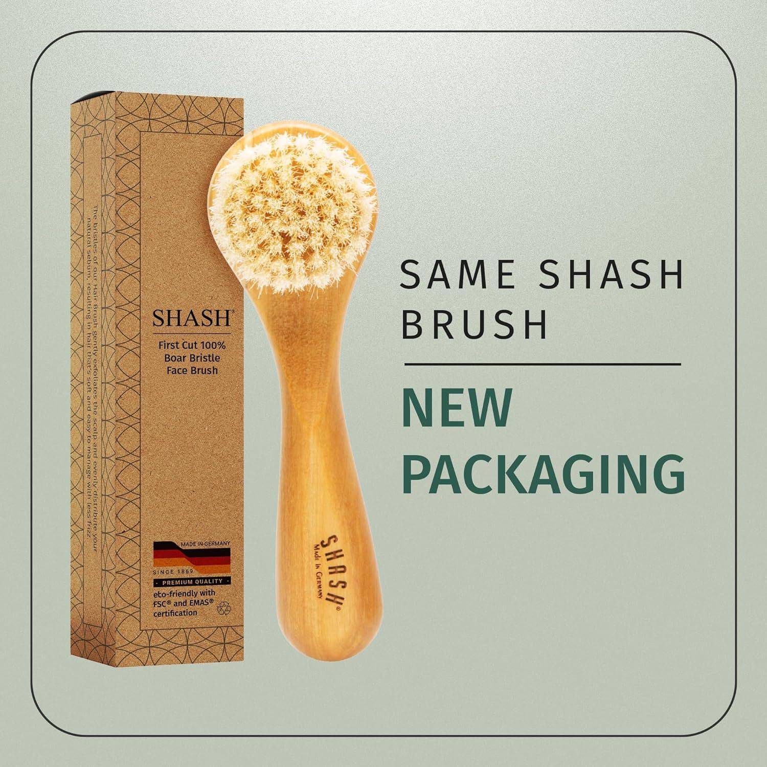 Cepillo Exfoliante Facial SHASH Hecho en Alemania 12.7x4.2cm