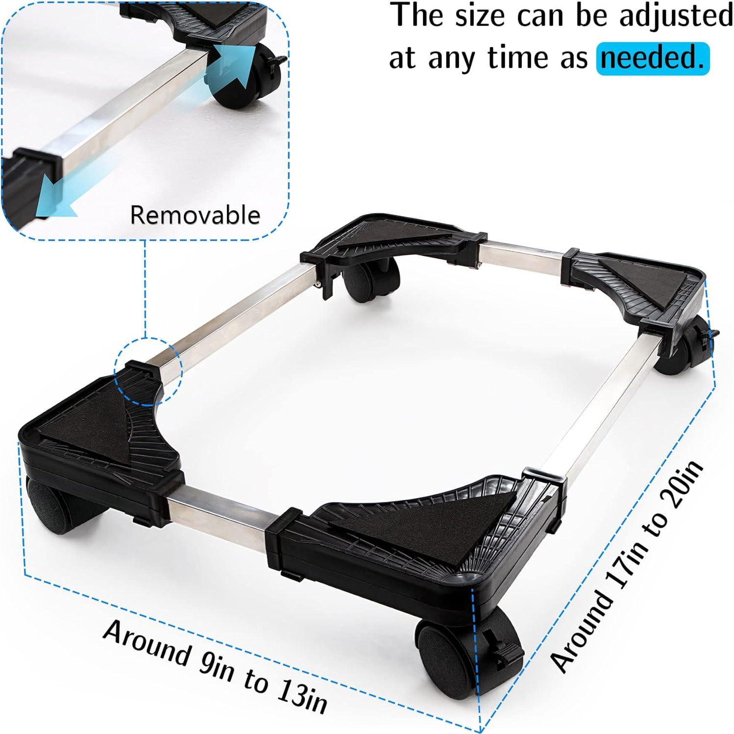 Soporte para CPU UCandy Ajustable con Ruedas y Antideslizante