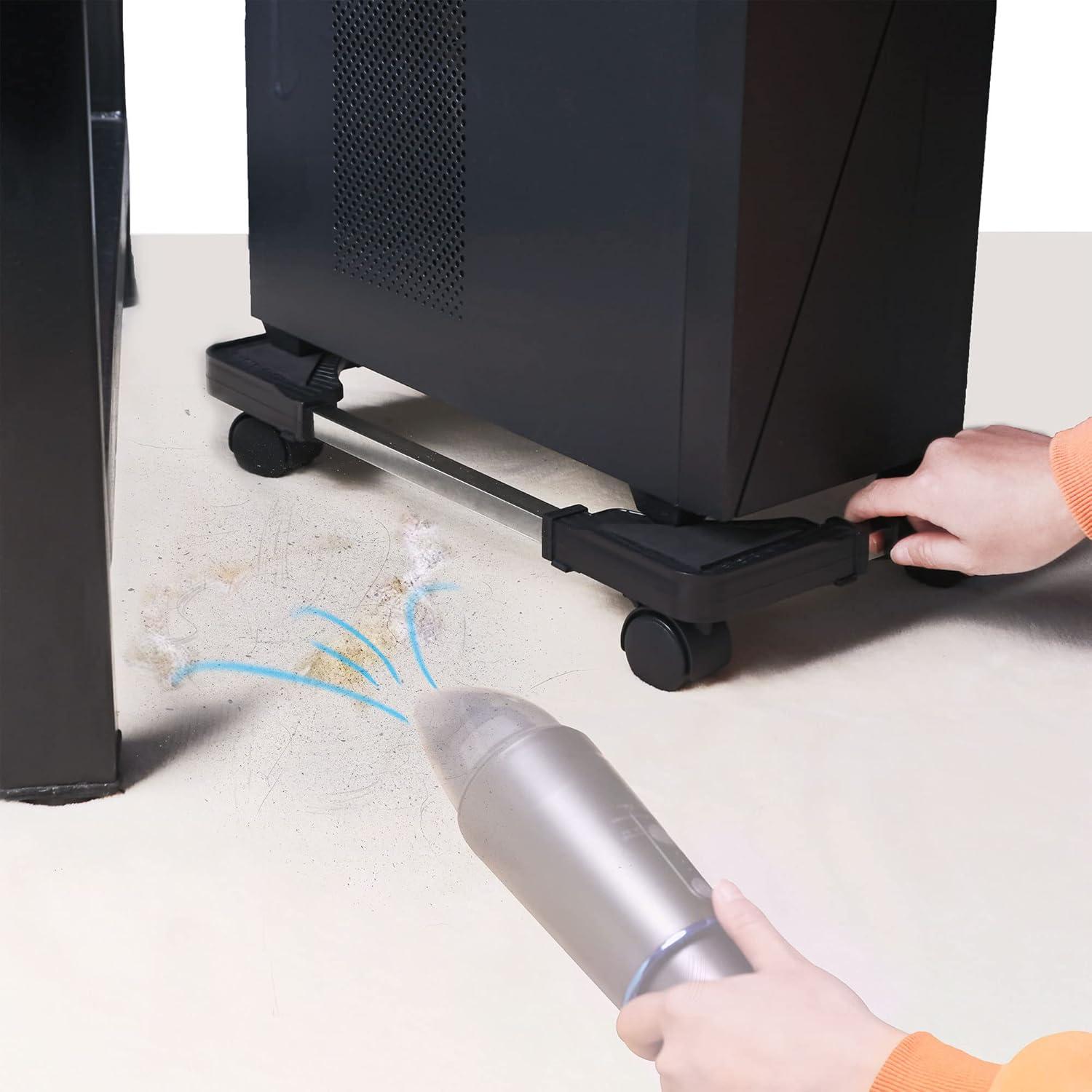 Soporte para CPU UCandy Ajustable con Ruedas y Antideslizante