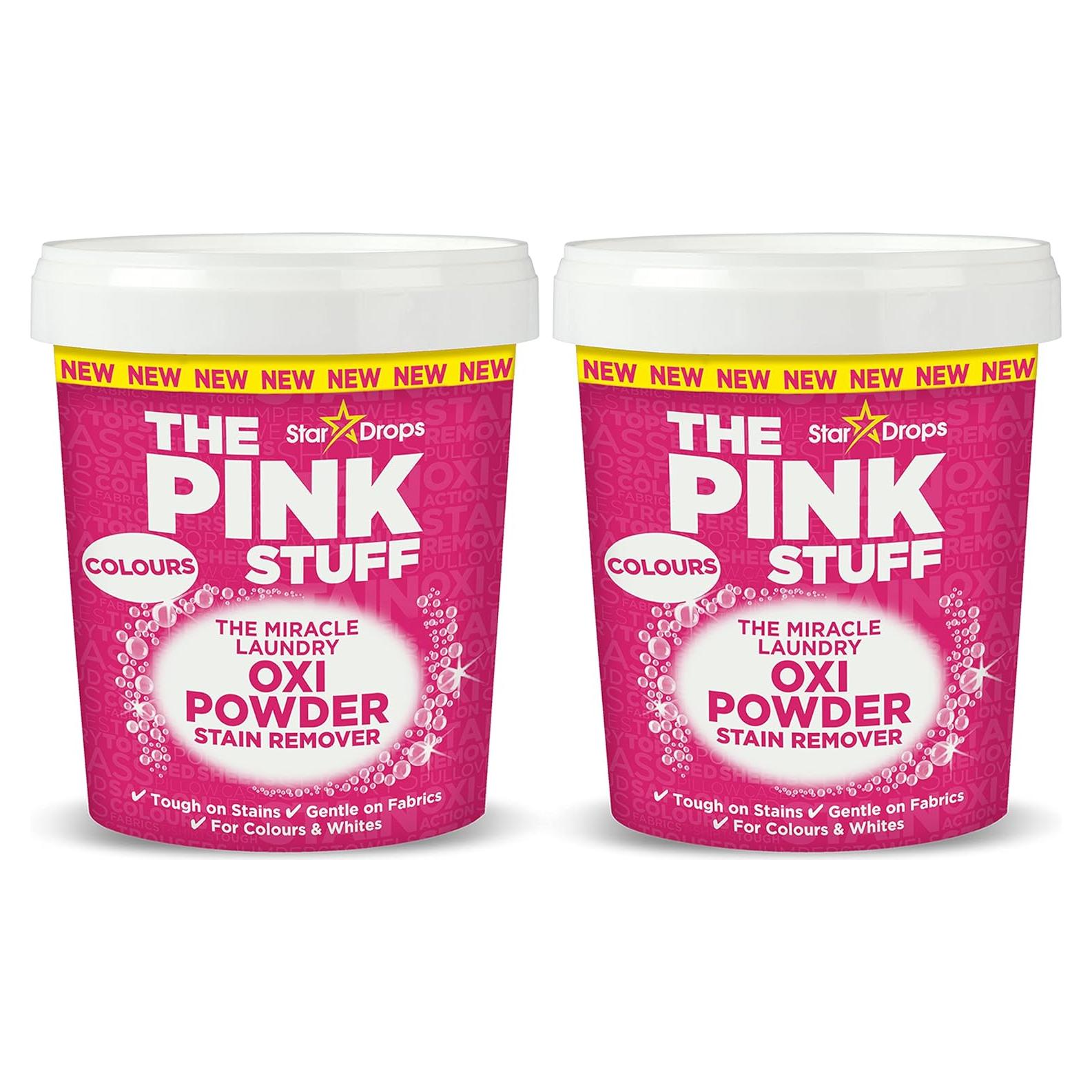 Quitamanchas en Polvo Stardrops Oxi Rosa 2-Pack 800g