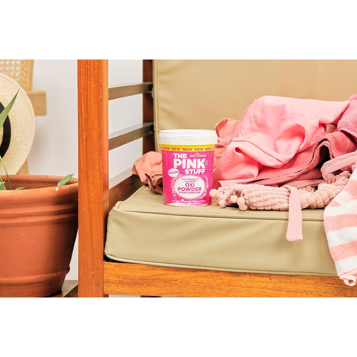 Quitamanchas en Polvo Stardrops Oxi Rosa 2-Pack 800g