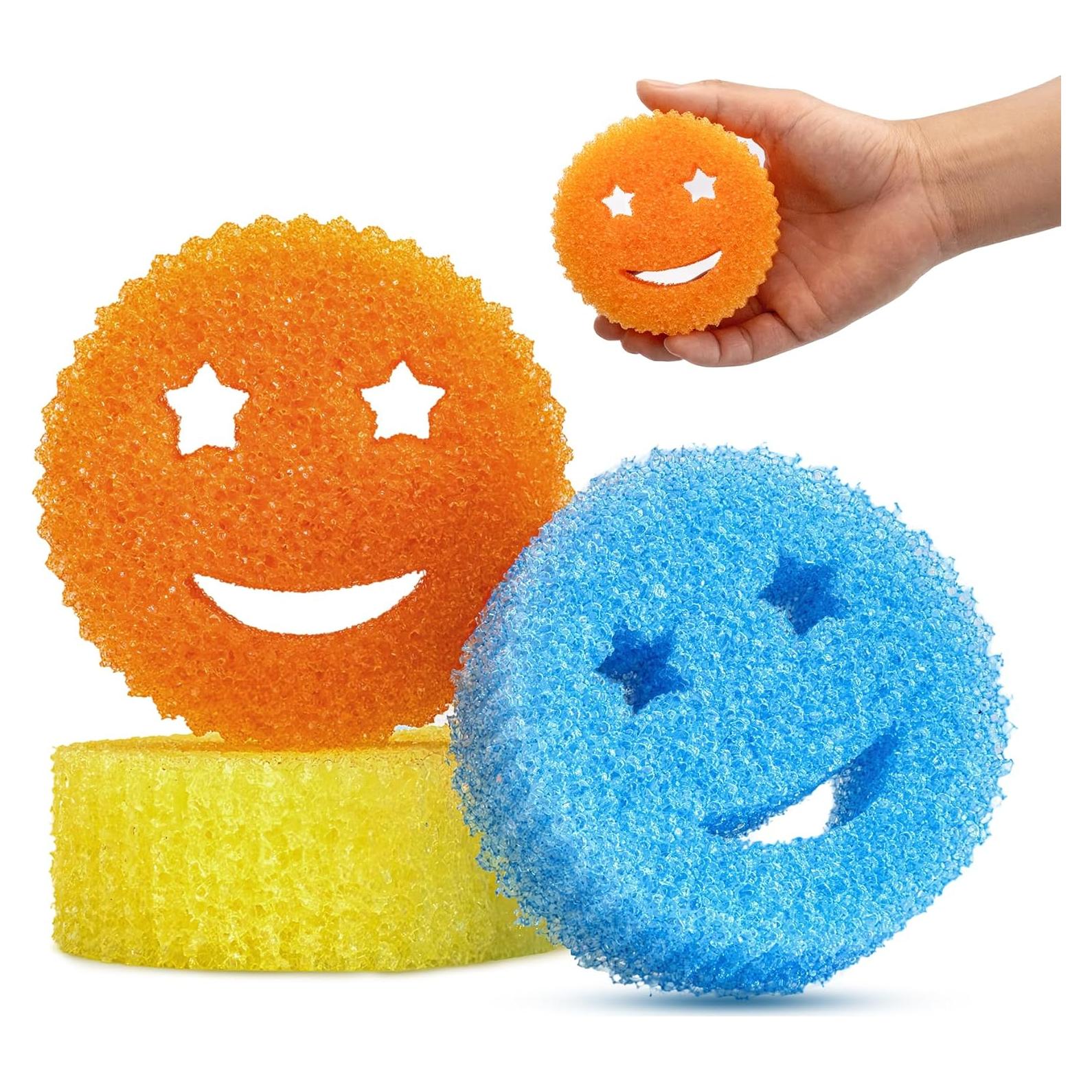 Esponjas de Fregar HELIME NewSmile 3P, A Prueba de Rayones