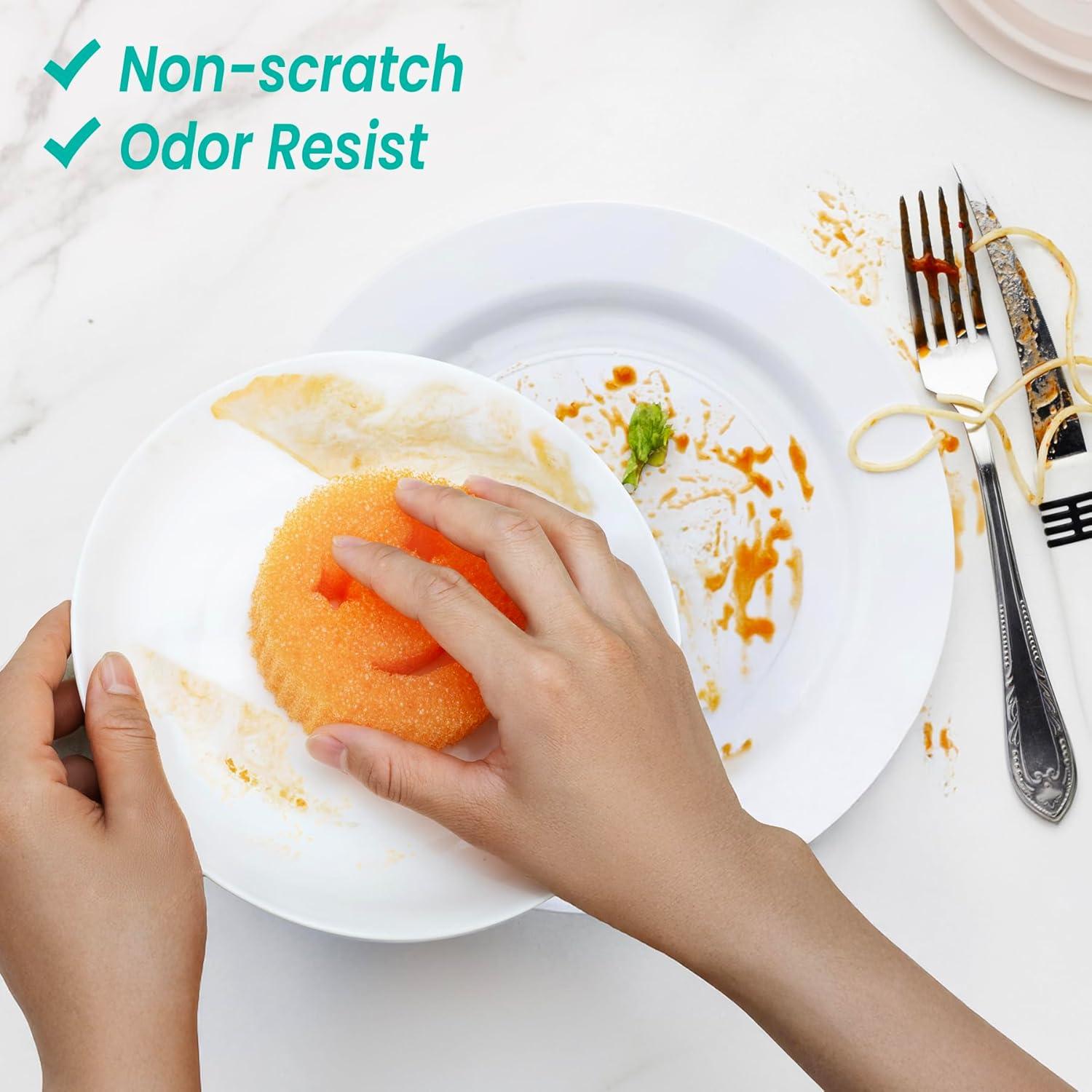 Esponjas de Fregar HELIME NewSmile 3P, A Prueba de Rayones