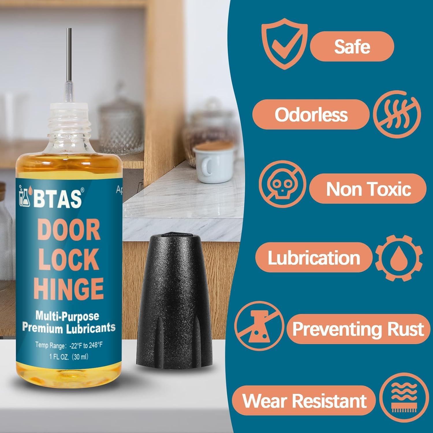 Aceite Lubricante para Bisagras BTAS 28.35 ml Aplicador Preciso