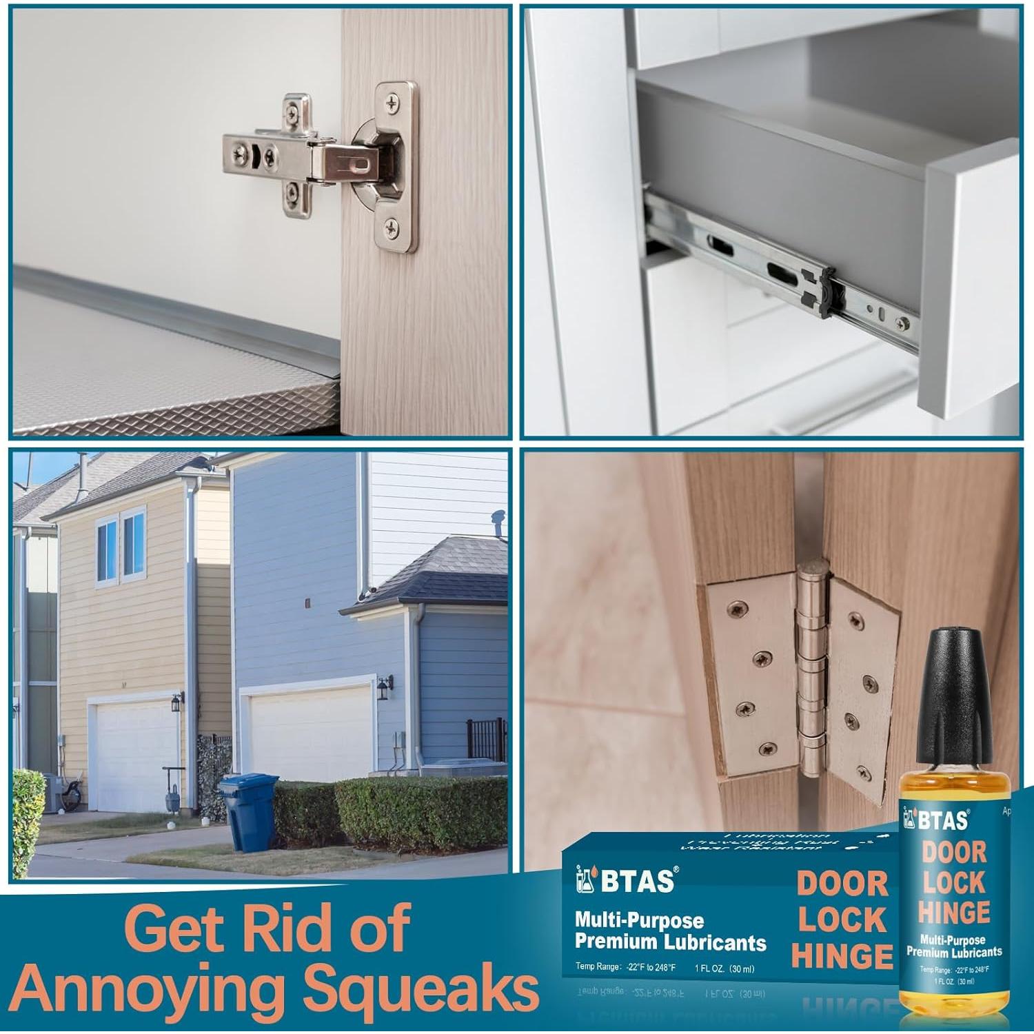 Aceite Lubricante para Bisagras BTAS 28.35 ml Aplicador Preciso