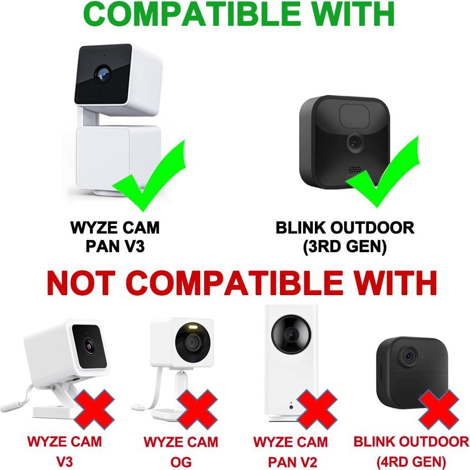 Cable de Extensión de Poder 3M JJMASEE para Cámaras Wyze y Blink