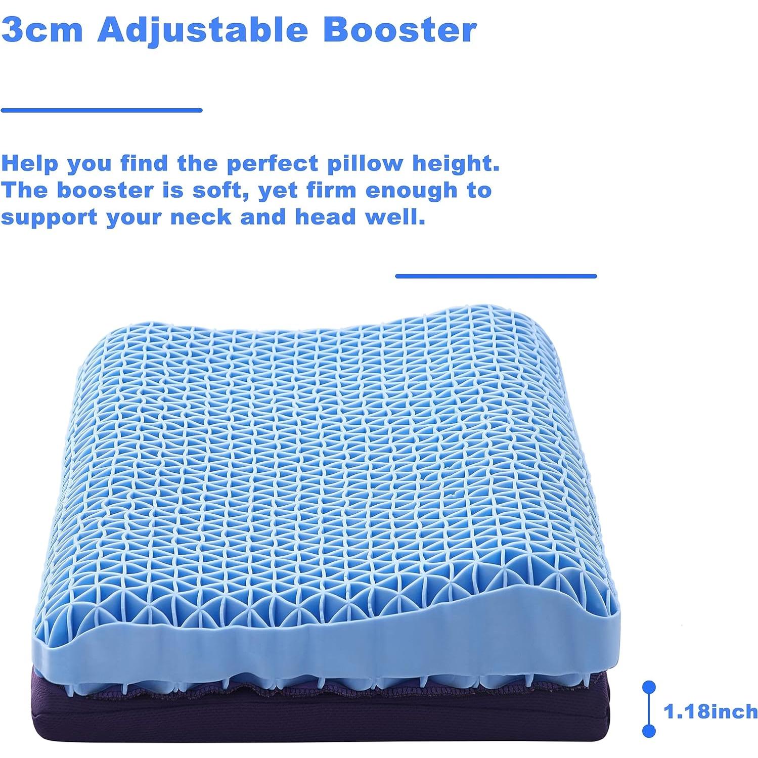 Almohada Berklan Ajustable de Malla 60x40 cm Soporte Ergonómico