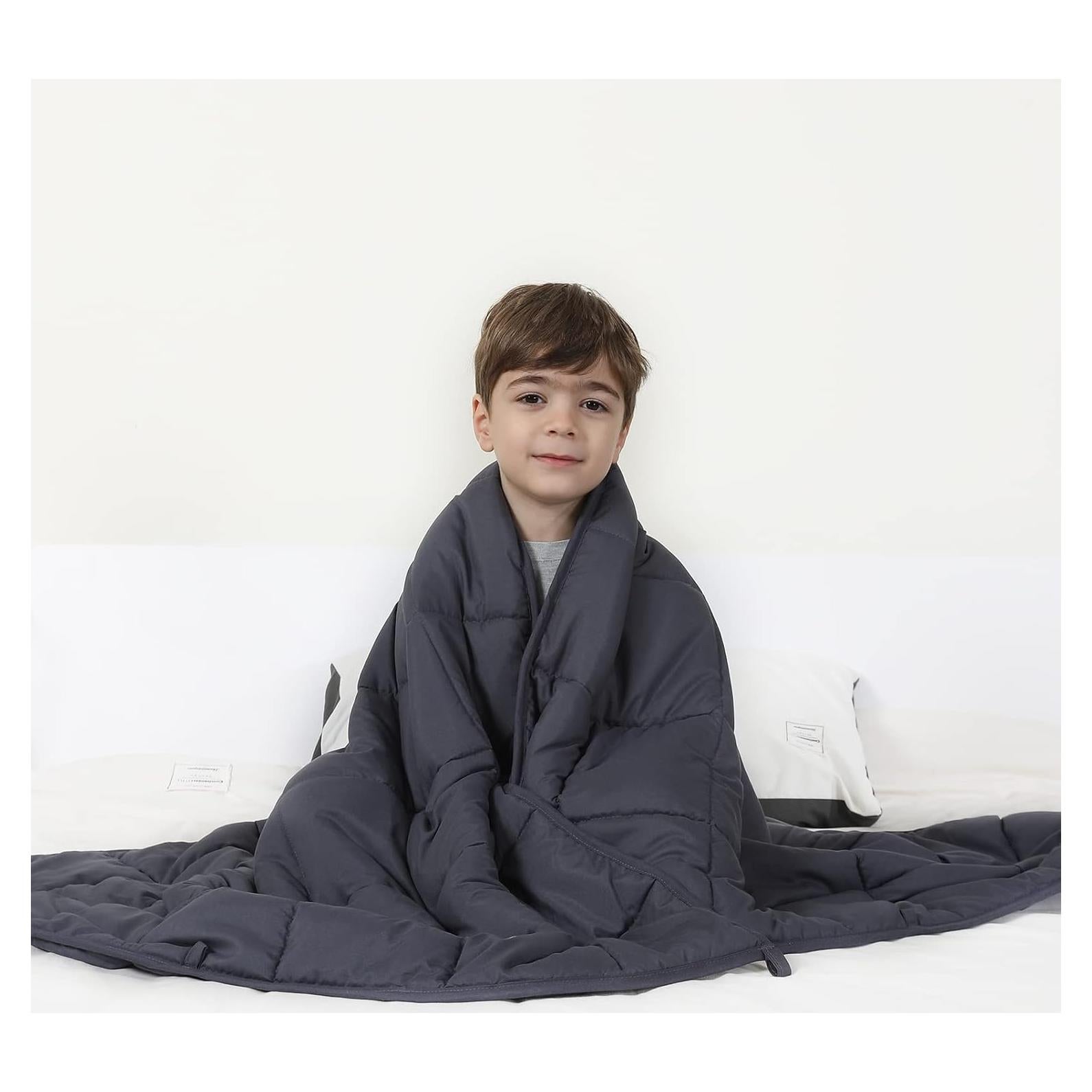 Manta con peso 3.2kg PRETTY NIGHT 104x152cm Gris Oscuro