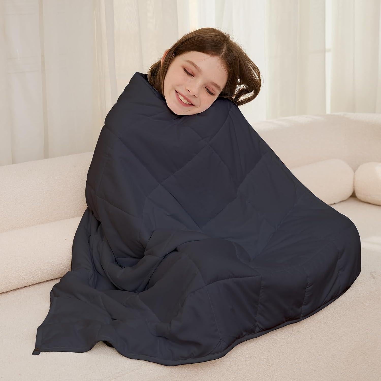 Manta con peso 3.2kg PRETTY NIGHT 104x152cm Gris Oscuro