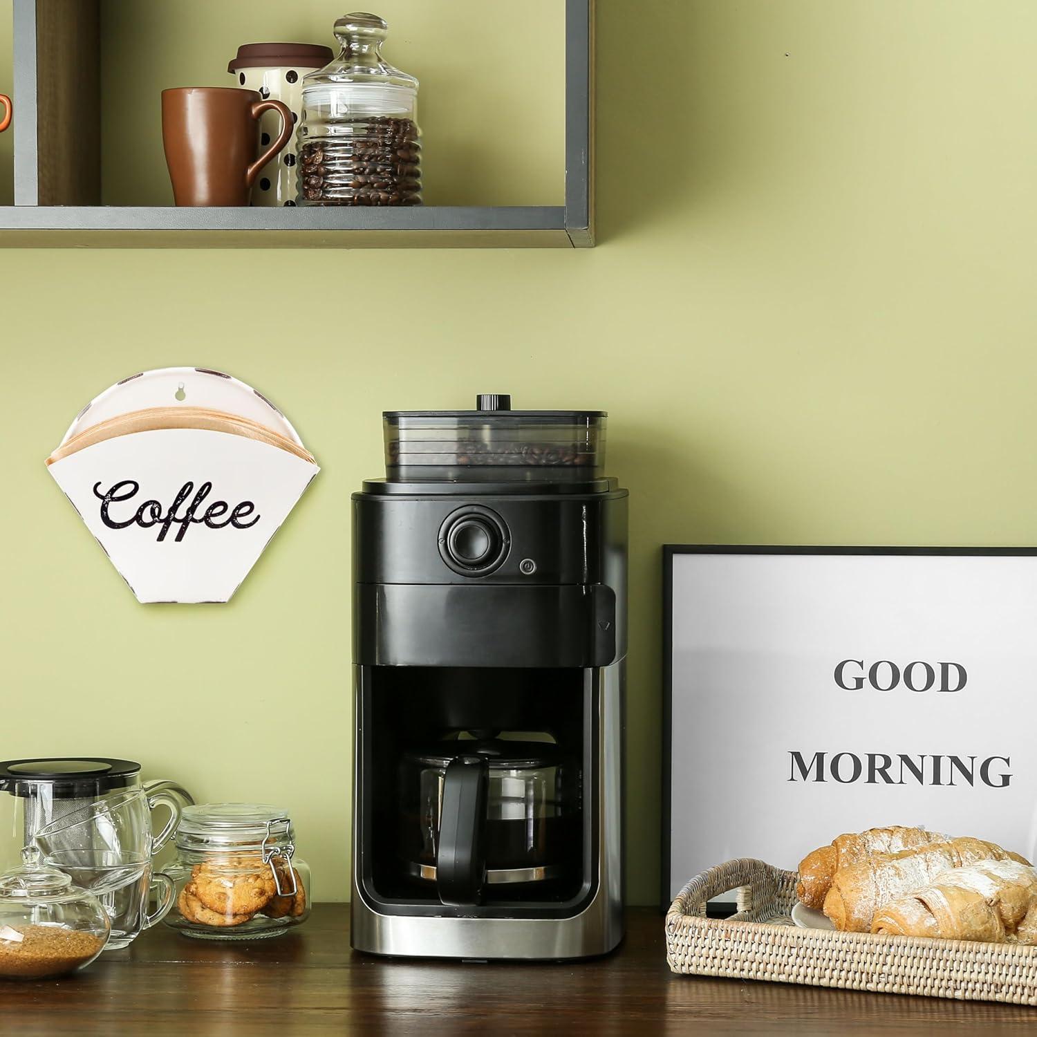 Soporte para Filtros de Café AuldHome Cerámica Blanca Vintage