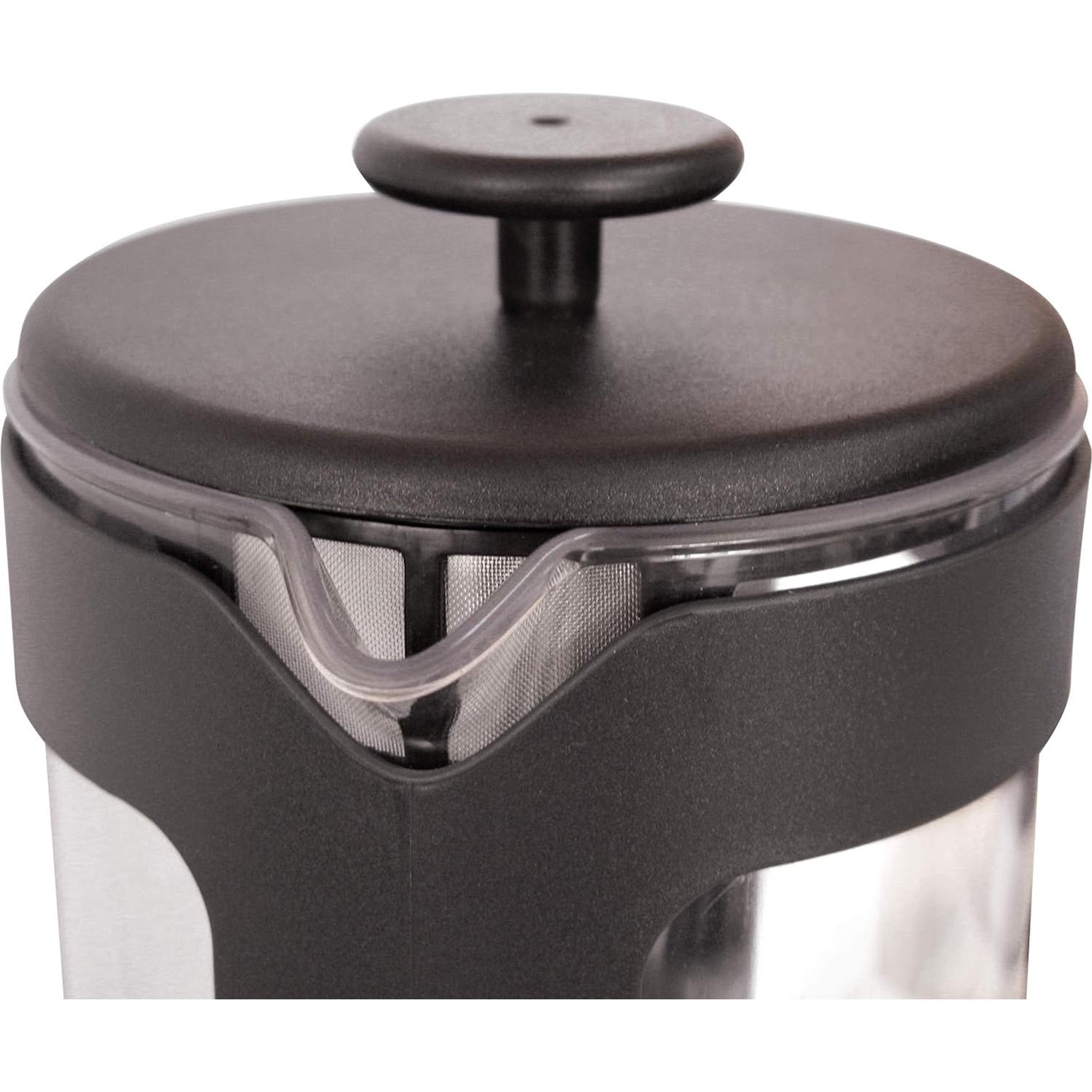 Prensa Francesa BonJour Coffee 3 Tazas Irrompible Negra