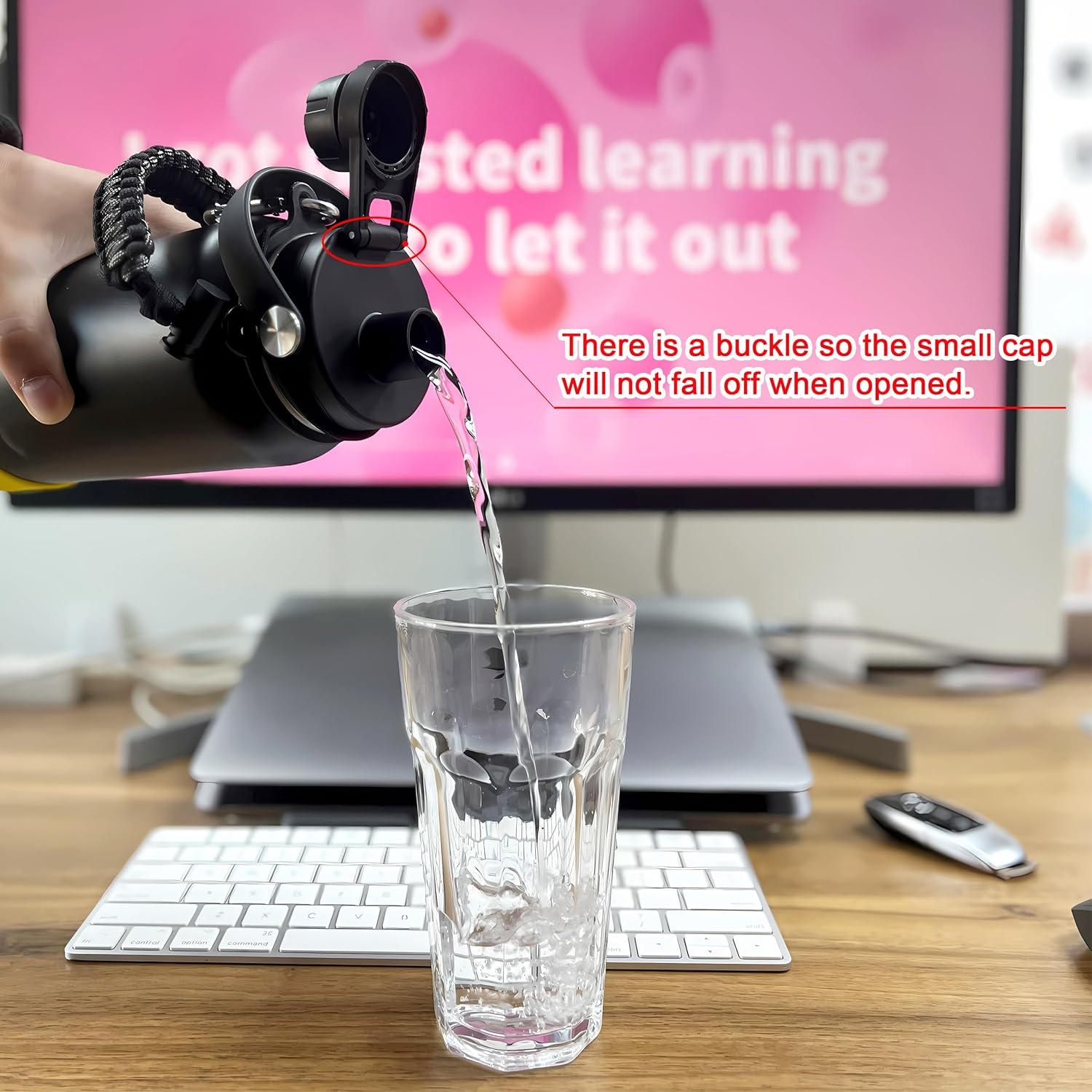 Tapa de Pico Reemplazo Ouharty para Botellas Hydro Flask 32-64 oz