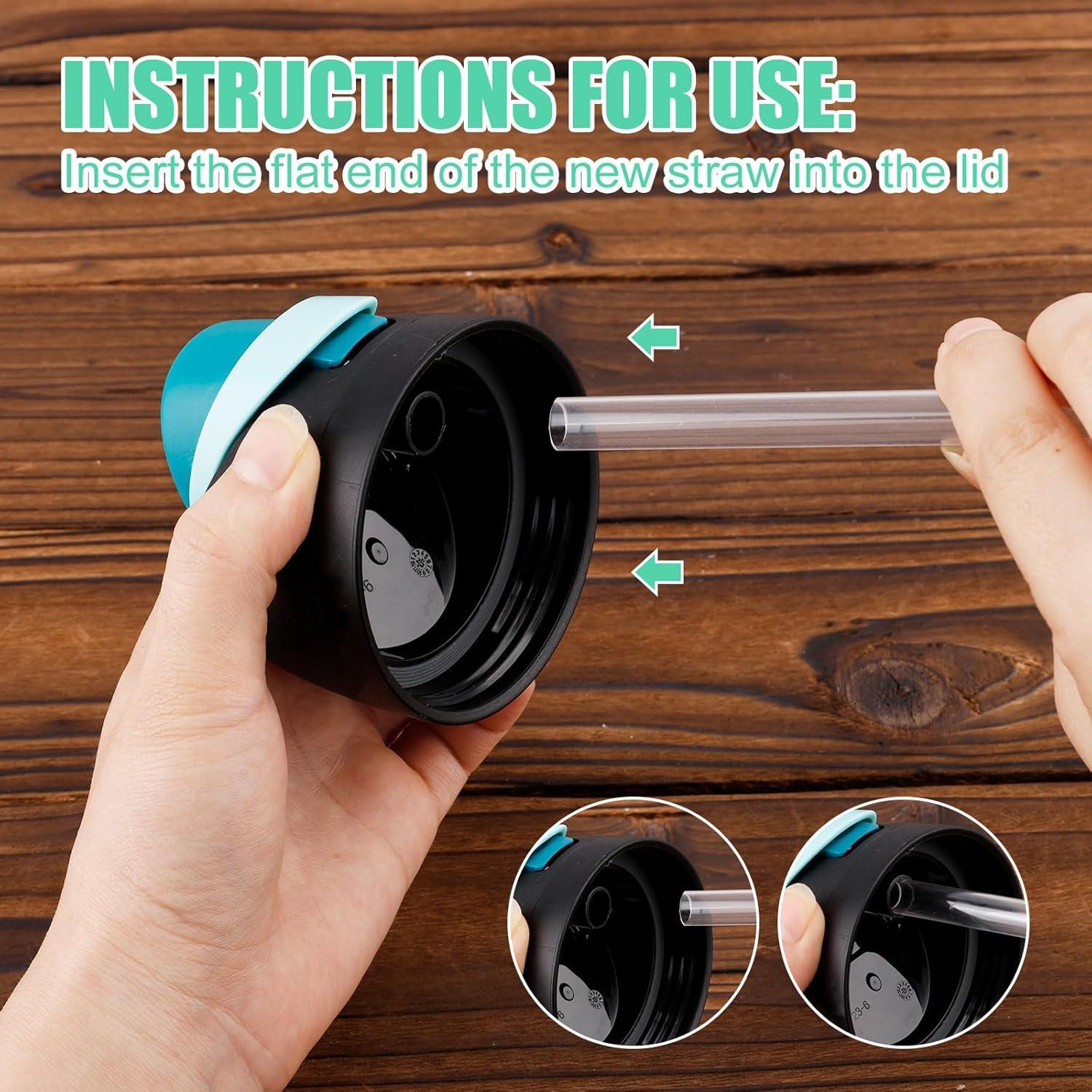 6 Pajitas de Repuesto Owala FreeSip Niños 16oz - Plástico