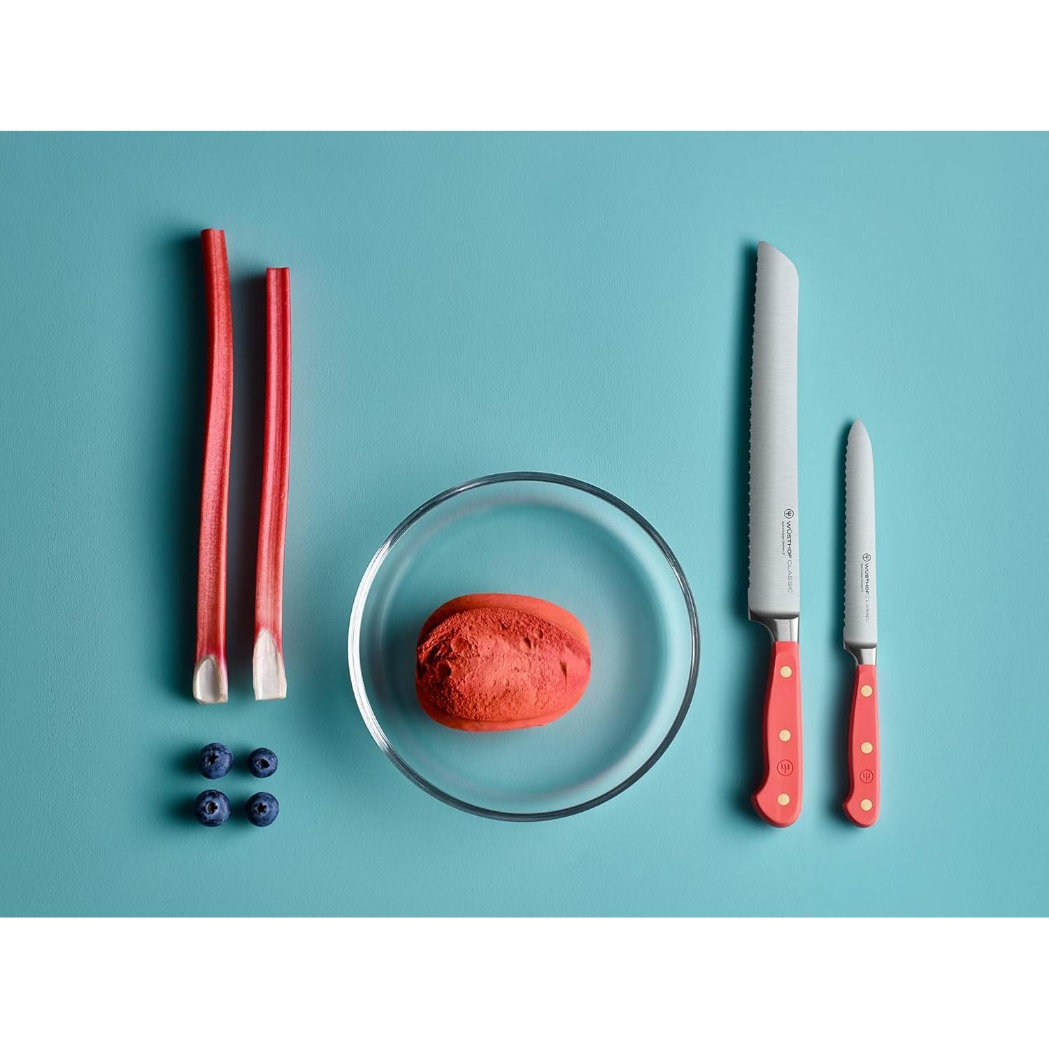 Cuchillo de Pan Wüsthof Doble Serrado 22.86 cm Coral Durazno