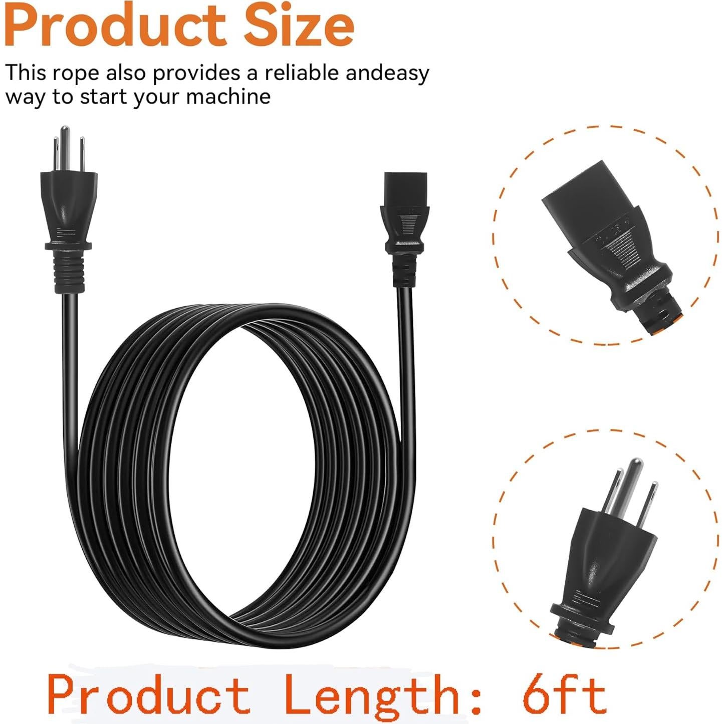 Cable de Alimentación 1.83m Traeger KIT0257 para Parrillas
