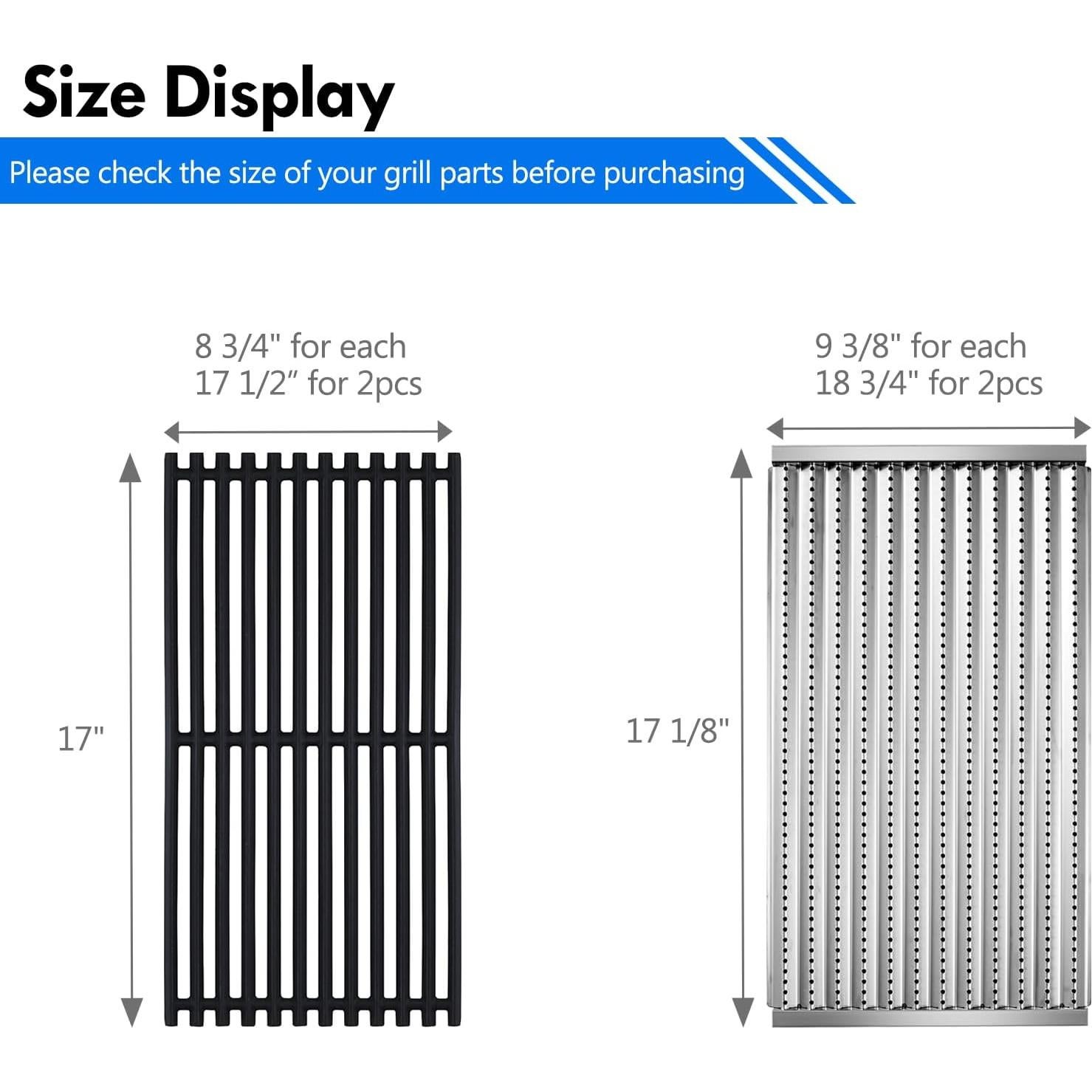 Repuestos Emisor Infrarrojo Grillflame para Parrillas Charbroil 2 Quemadores