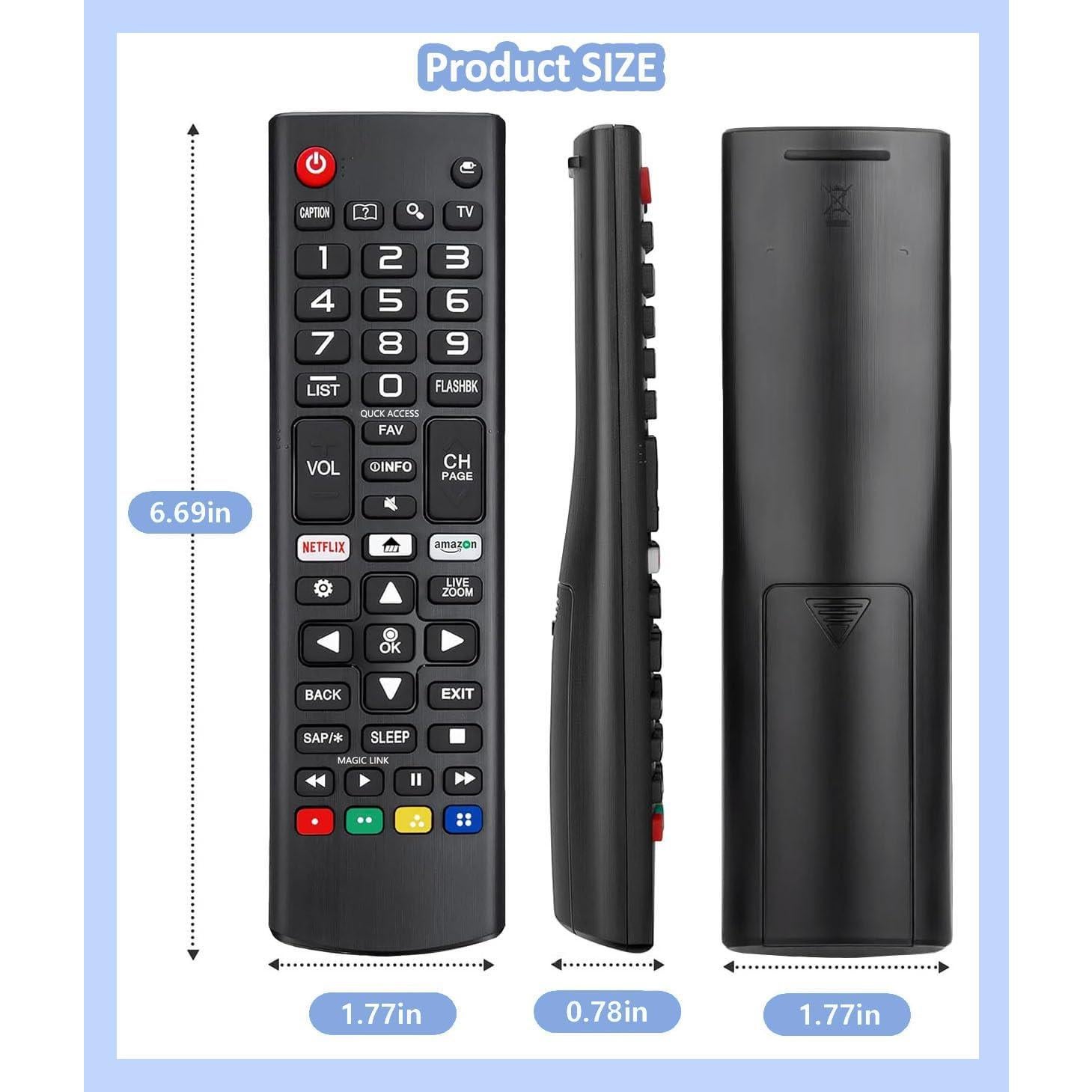 Control Remoto Universal LG AKB75095307 - Paquete de 2