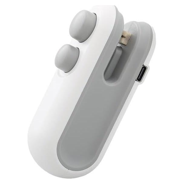 Mini Sello de Bolsa Portátil FK-01 Azul - Sello y Cortador 2 en 1