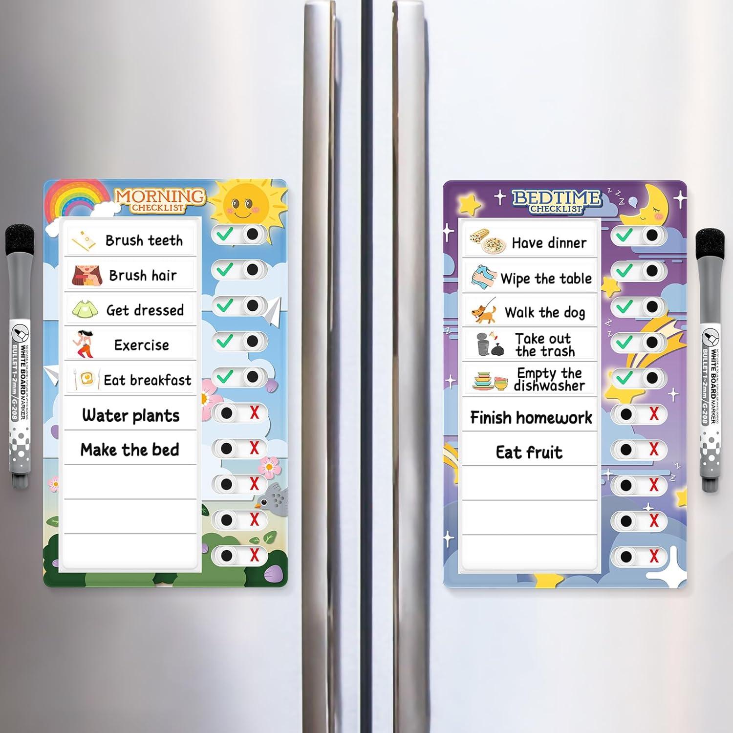 Tabla de Tareas Interactiva Tsytyst - 2 Paquetes, 24.5x17.2 cm