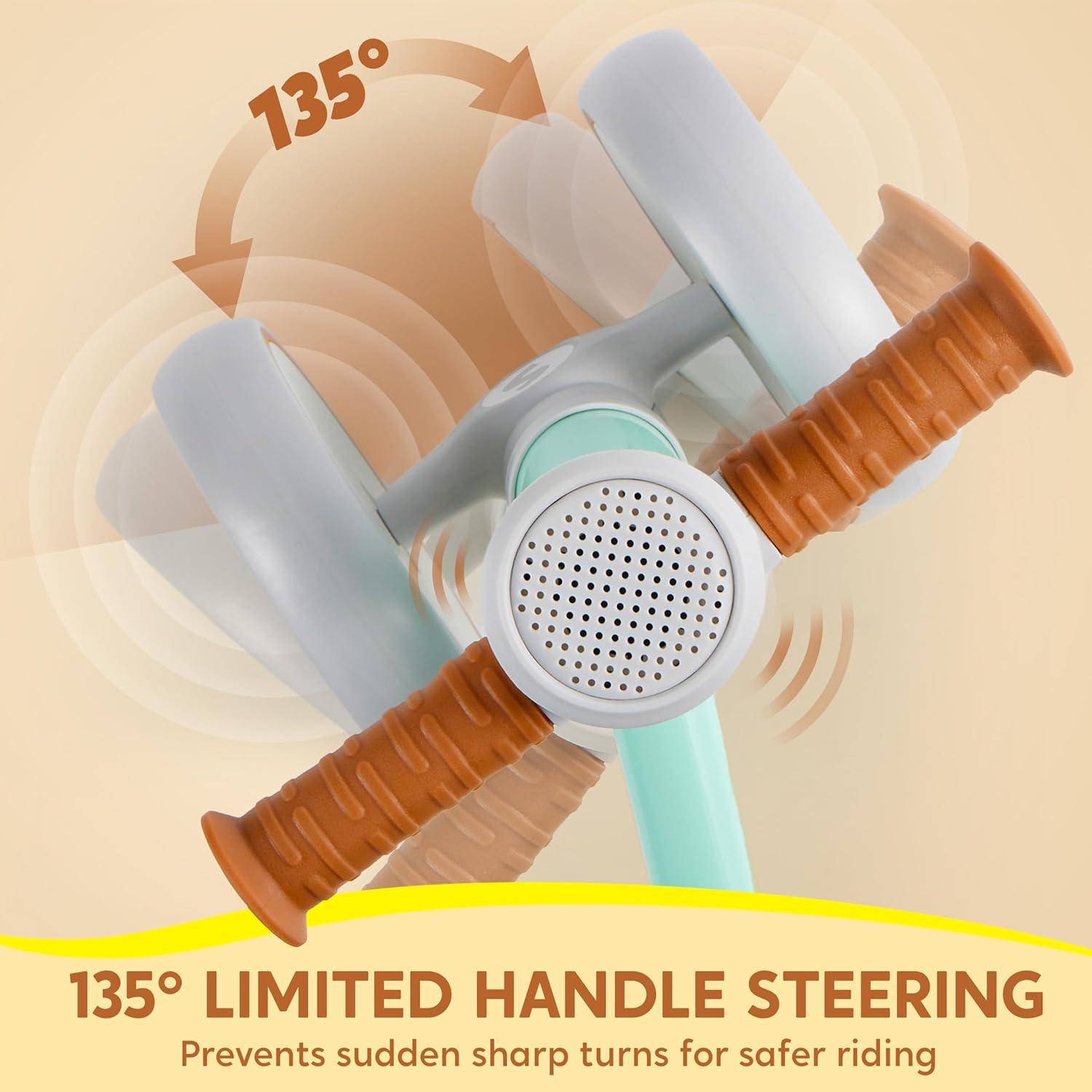 Bicicleta de Equilibrio SYNCFUN Verde para Bebés 1-2 Años