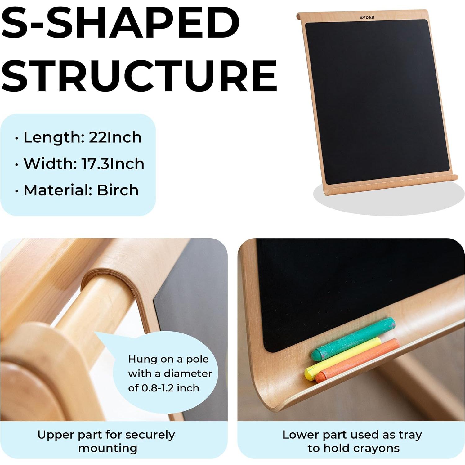 Tablero de Dibujo Magnético Doble Cara AVDAR 55.9x43.9cm