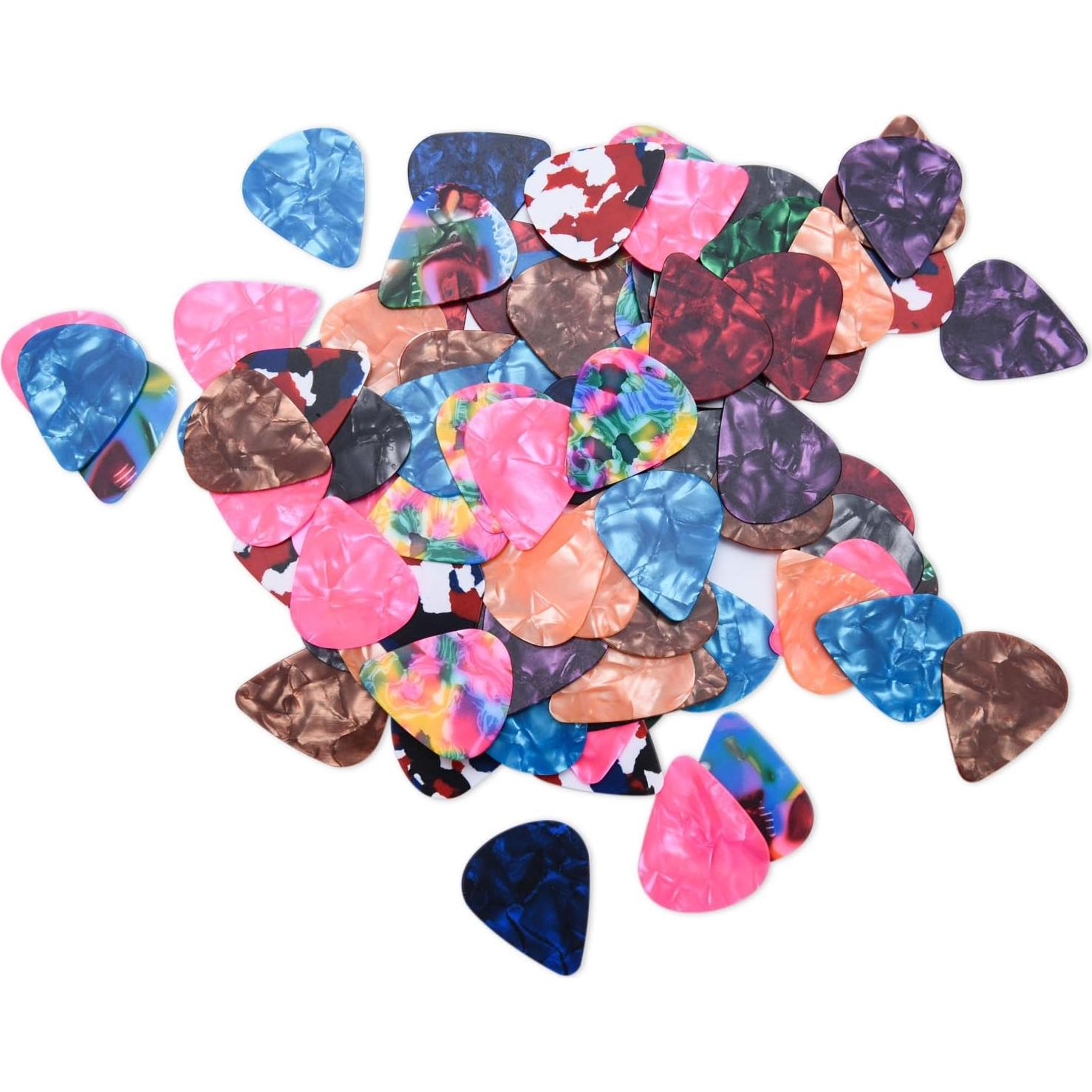 Púas de Guitarra I-MART Celuloide 0.46mm - Paquete de 12 Colores