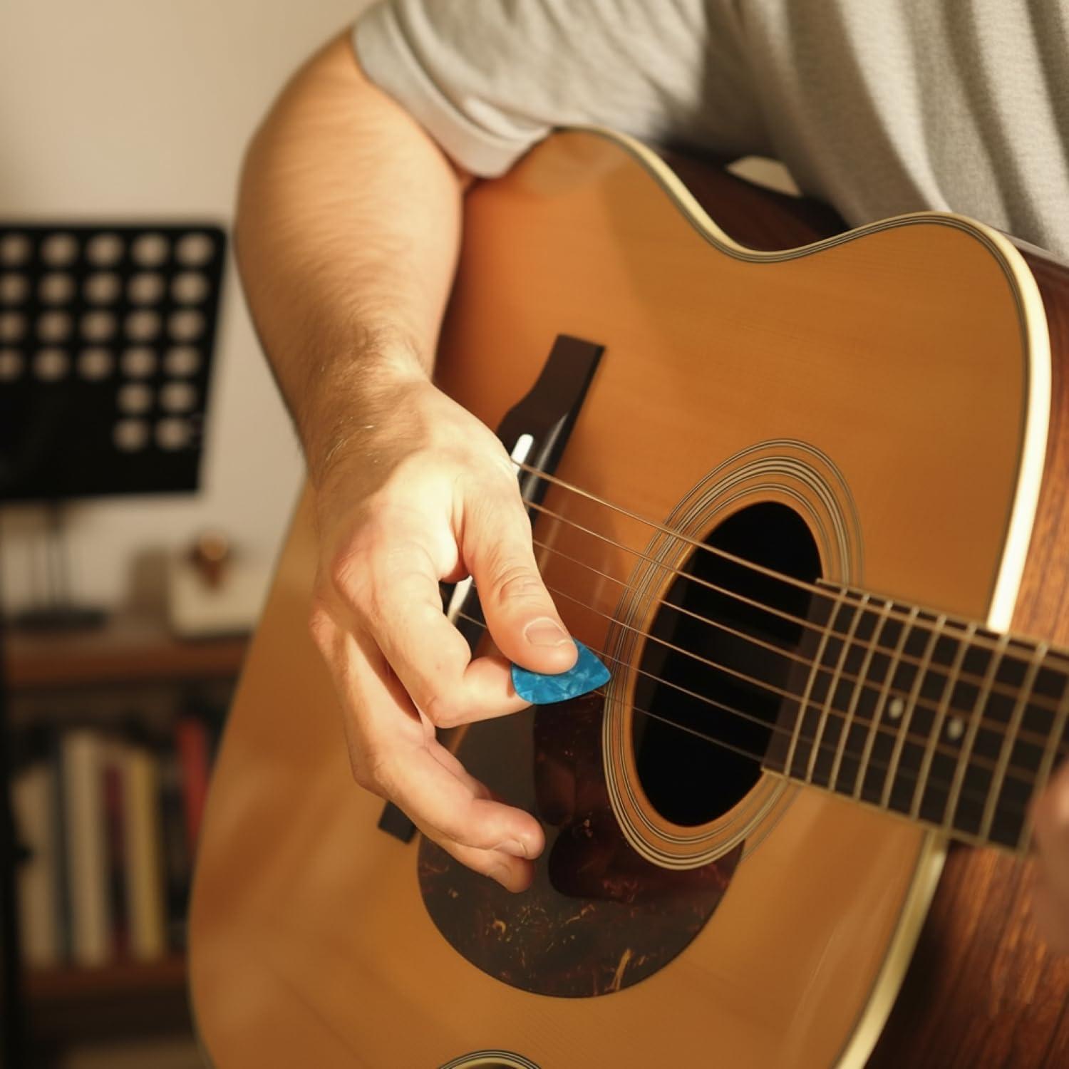 Púas de Guitarra I-MART Celuloide 0.46mm - Paquete de 12 Colores