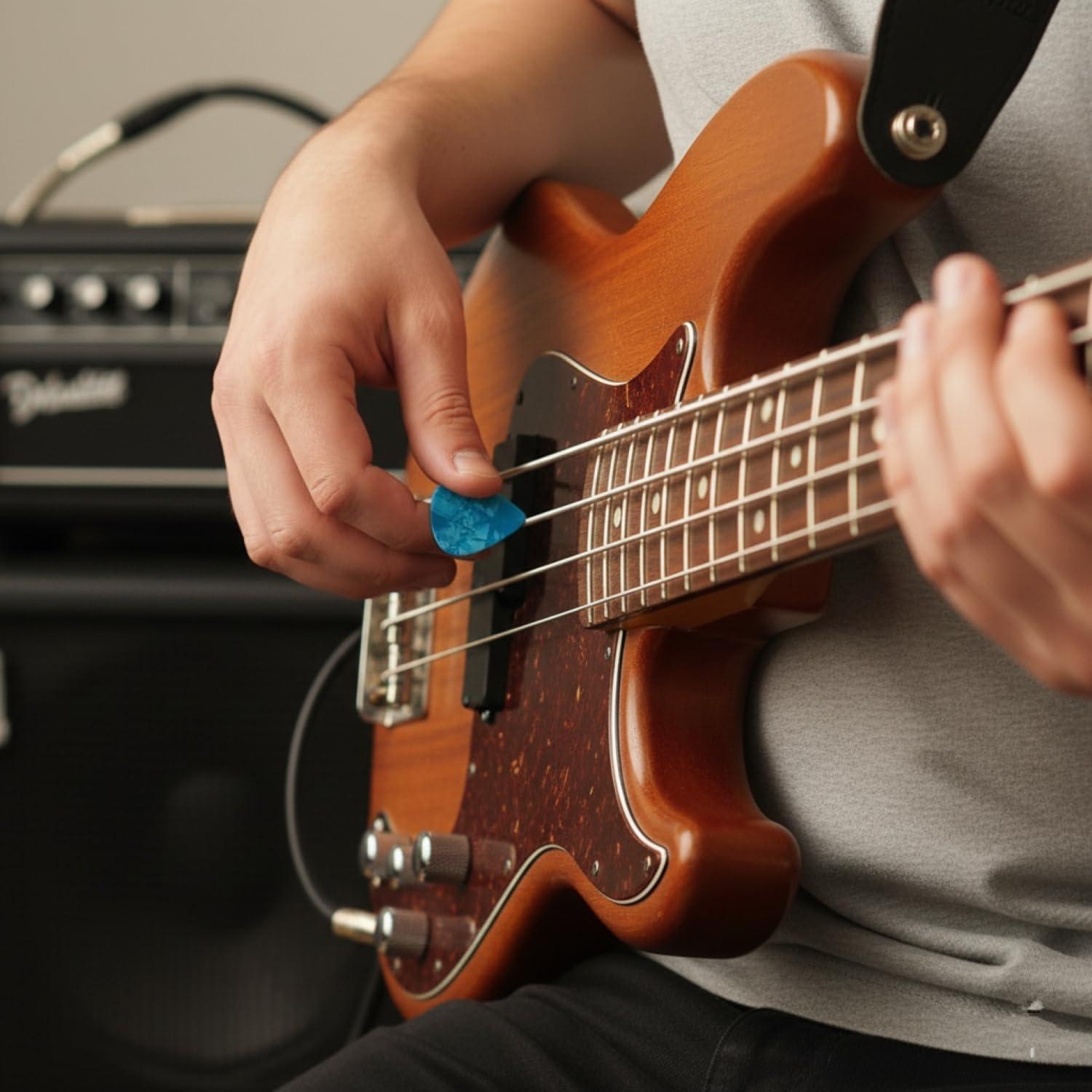 Púas de Guitarra I-MART Celuloide 0.46mm - Paquete de 12 Colores