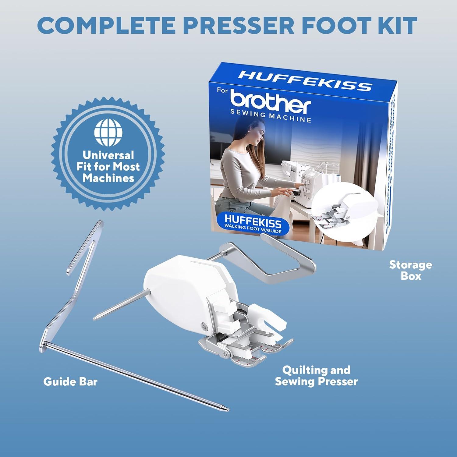 Pie de Prensatelas Universal HUFFEKISS 2025 para Acolchado