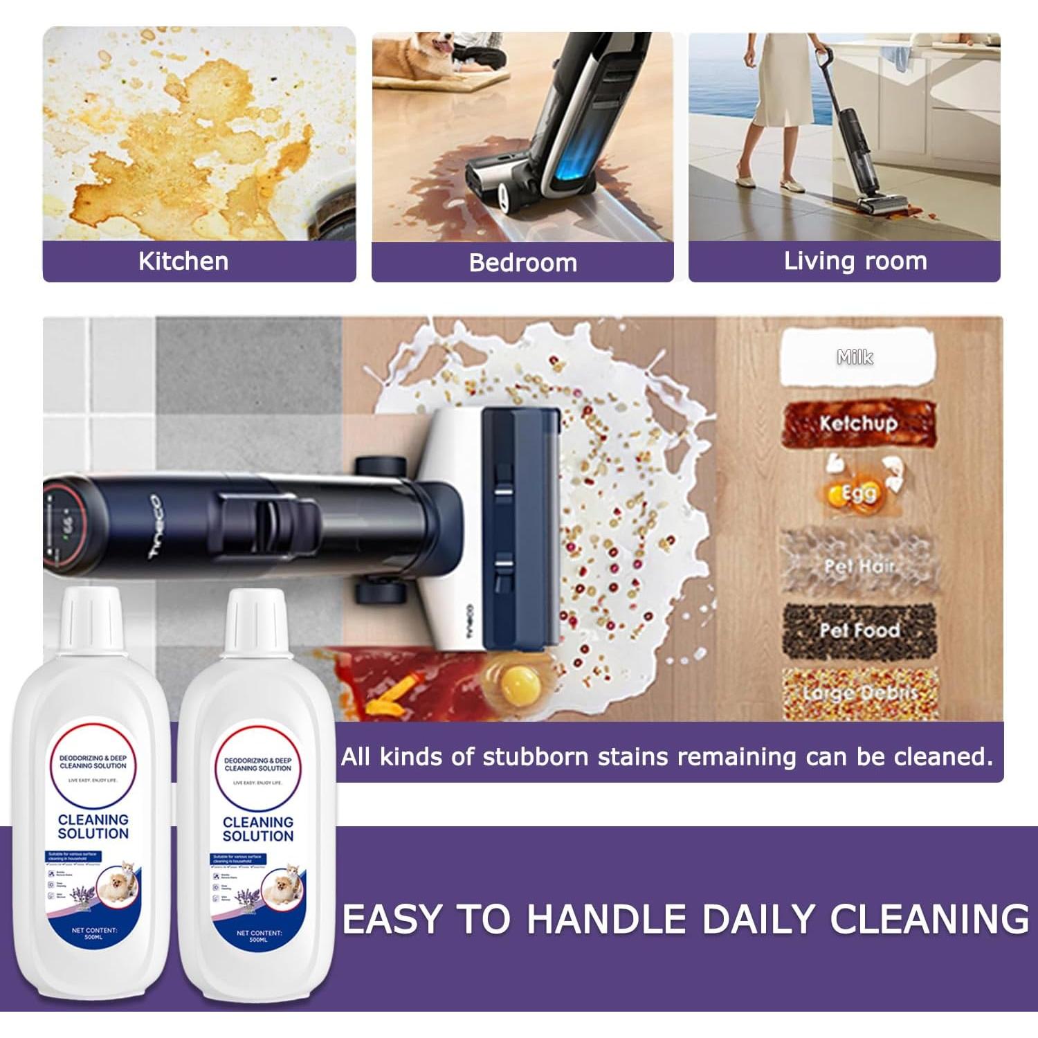 Limpiador de Piso Aroma Lavanda Vacbeuta 500ml x2 - Tineco