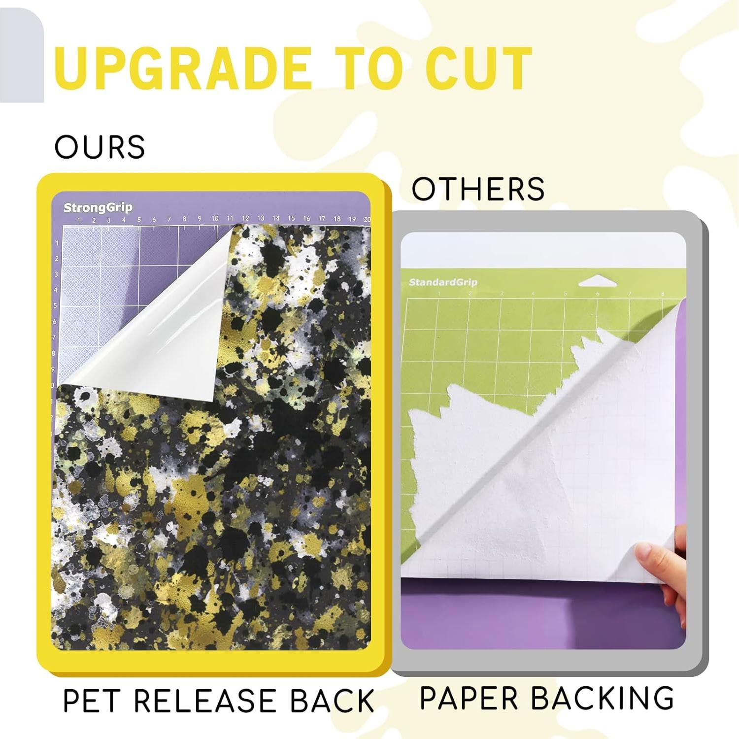 Rollo de Vinilo Permanente Tintnut 30.48x152.4 cm Negro Dorado