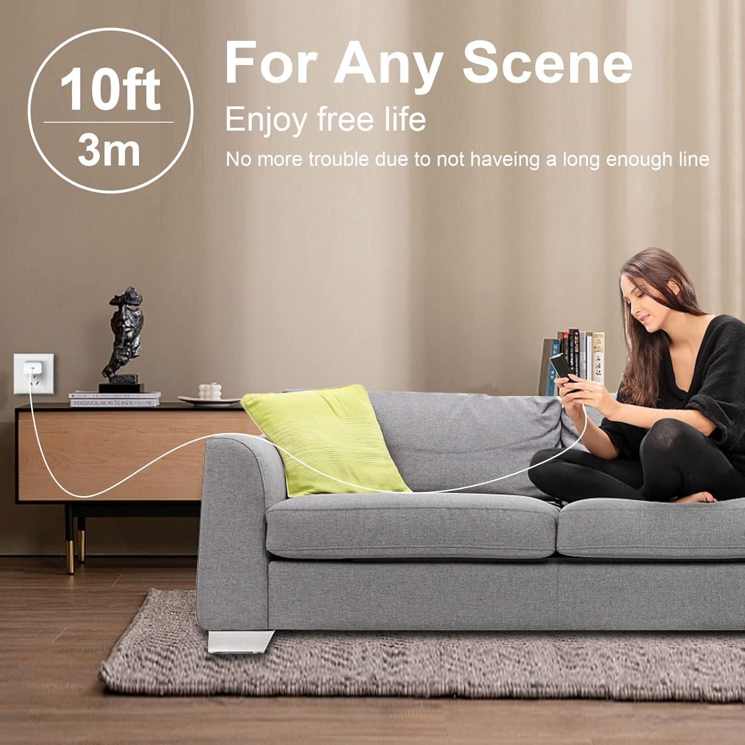 Cargador Rápido Ucaca 20W + Cable 10FT para iPhone