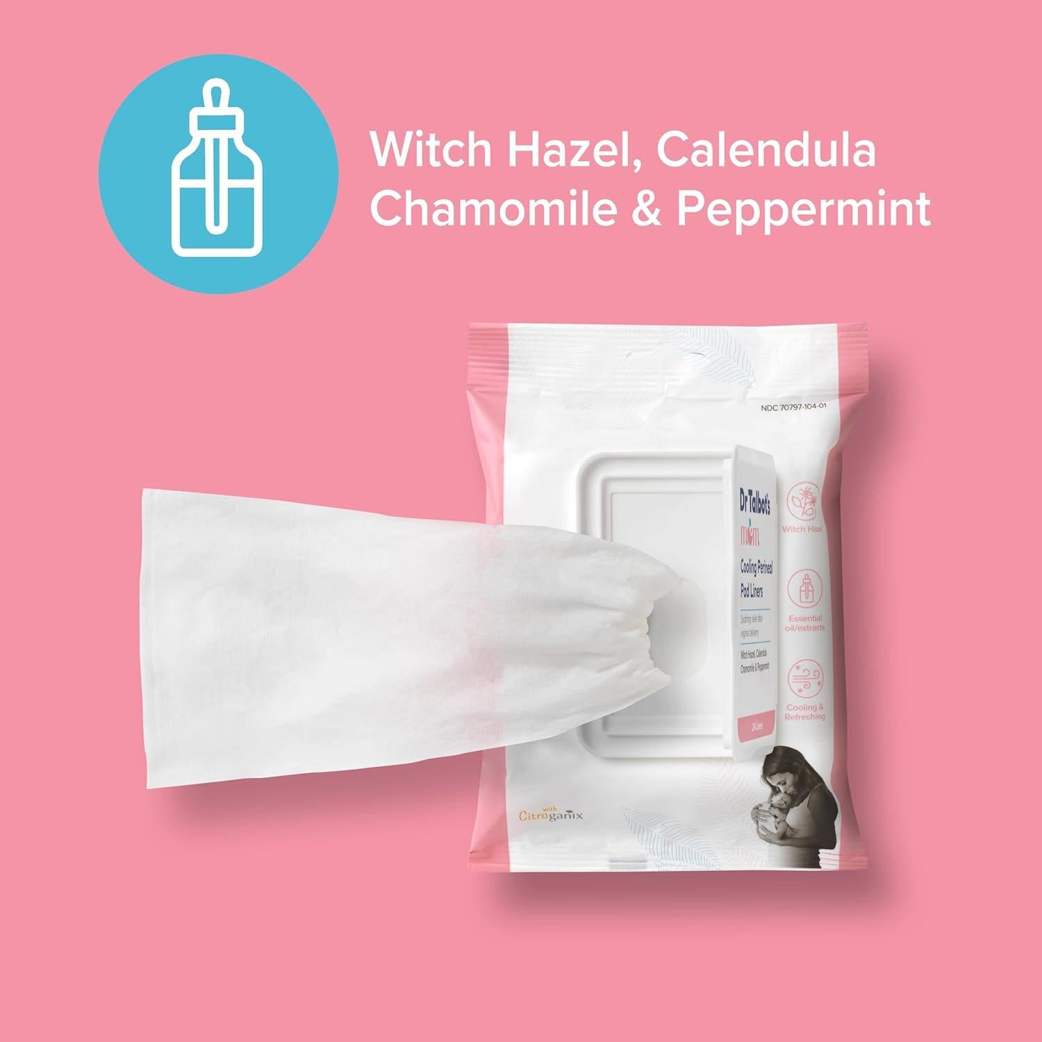 Forros de Almohadilla Perineal Postparto Dr. Talbot - 24 Unidades